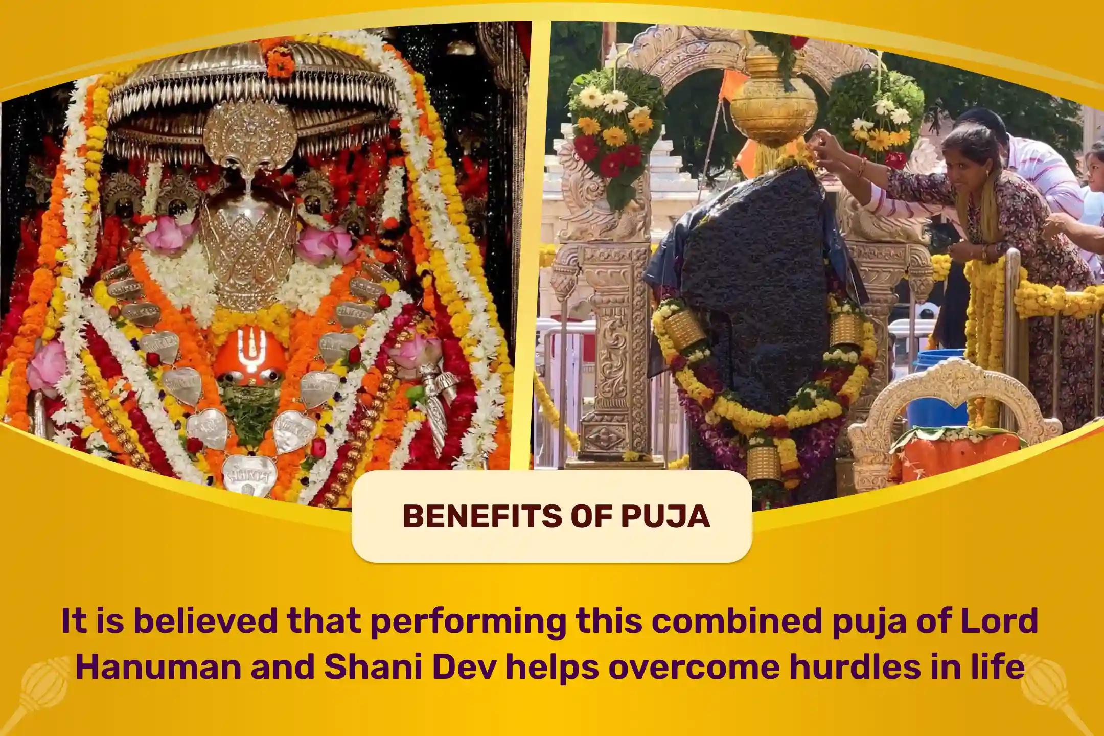 Hanuman Jayanti Hanuman Garhi and Shani Shingnapur Combo Hanuman Garhi Sindoor Chandan Abhishek, 11,000 Hanuman Mool Mantra Japa and Shani Shingnapur Til Tel Abhishek for Hanuman's Blessings to Overcome Hurdles in Life