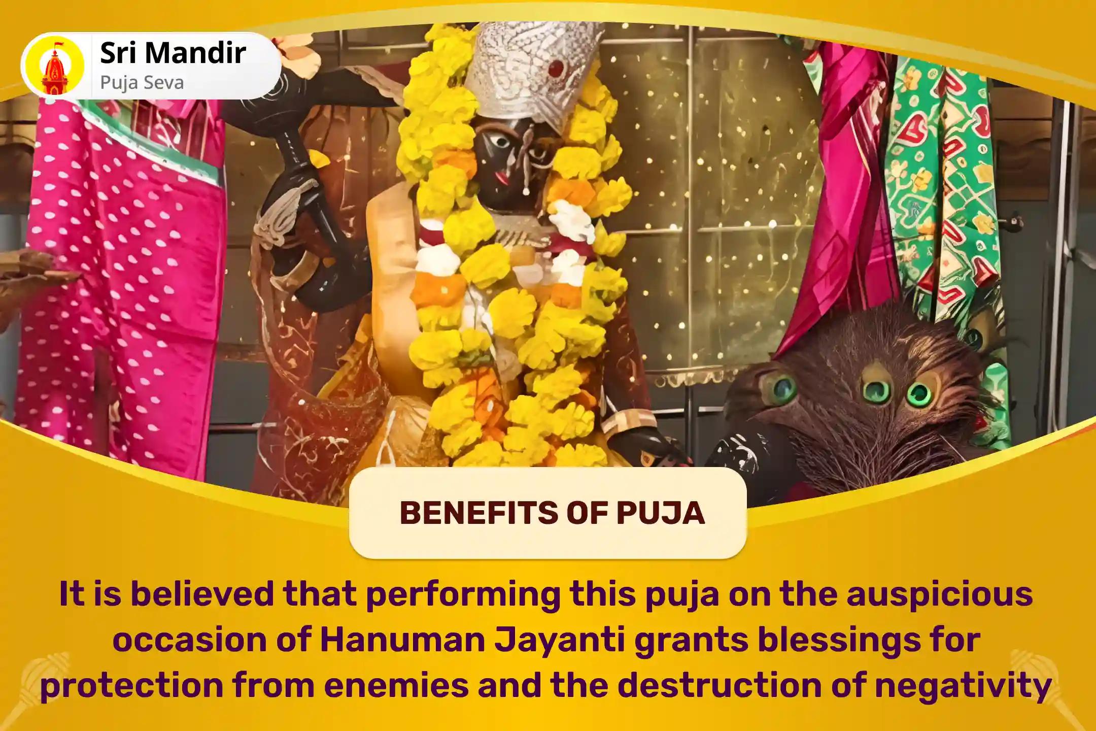  Hanuman Jayanti Bagalamukhi-Hanuman Victory over Enemies Special Maa Bagalamukhi Shatru Buddhi Vinashini Yagya and Hanuman Shatrunjay Pujan For Protection from Enemies and Destroying Negativity