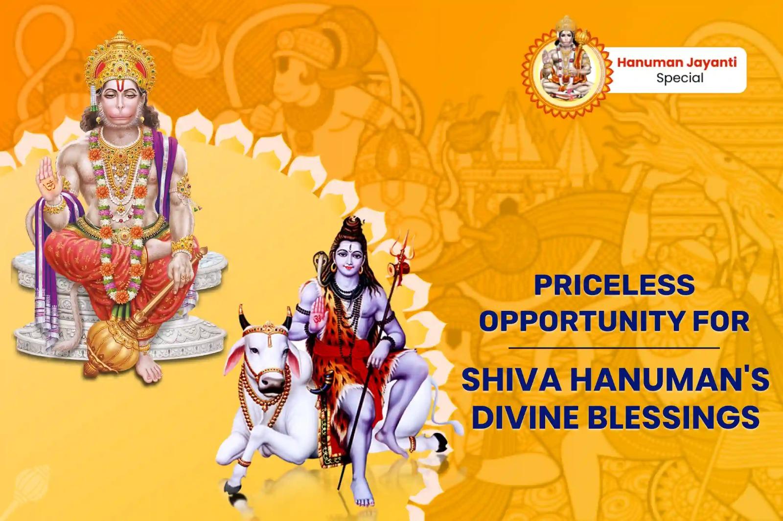 Hanuman Jayanti Shiv Rudransha Jyortirlinga Special Hanuman Puja and Shiv Rudrabhishek for Strength to Overcome Evil and Negativity
