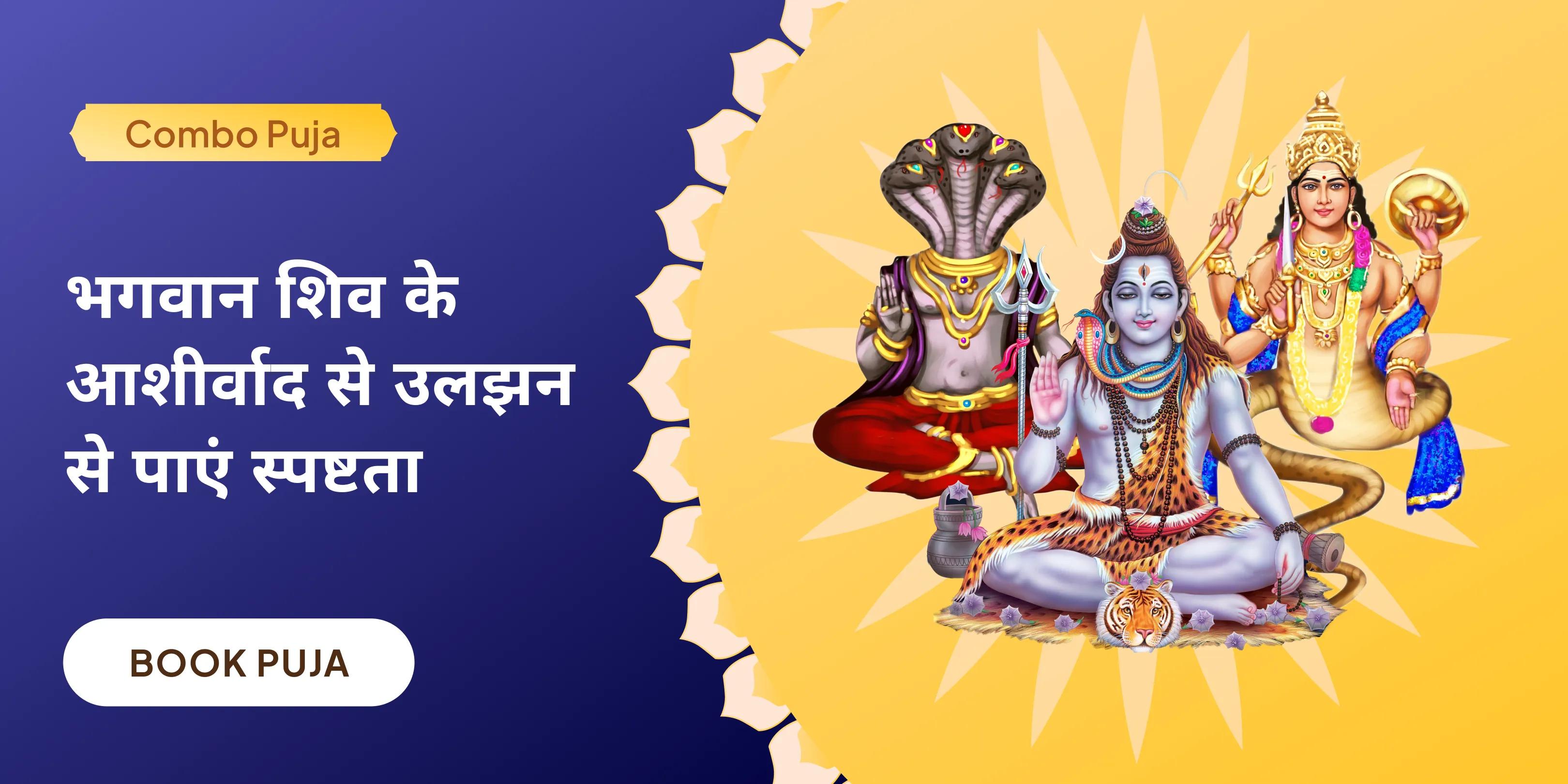राहु-केतु पीड़ा शांति पूजा एवं शिव रुद्राभिषेक
