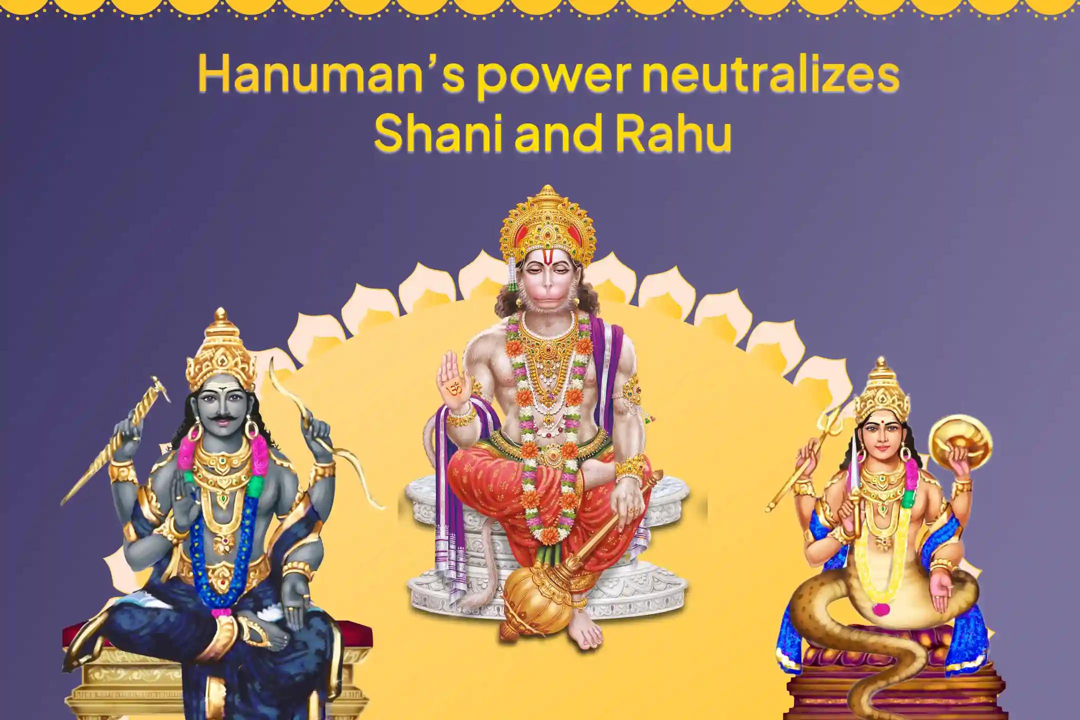 Hanuman-Shani-Rahu Shanti 21 Brahmin Mahanushthan 21,000 Hanuman Gayatri Mantra Jaap, 19,000 Shani Mool Mantra Jaap and 18,000 Rahu Mool Mantra Jaap for Removing Negativity and Ensuring Protection from Obstacles in Life