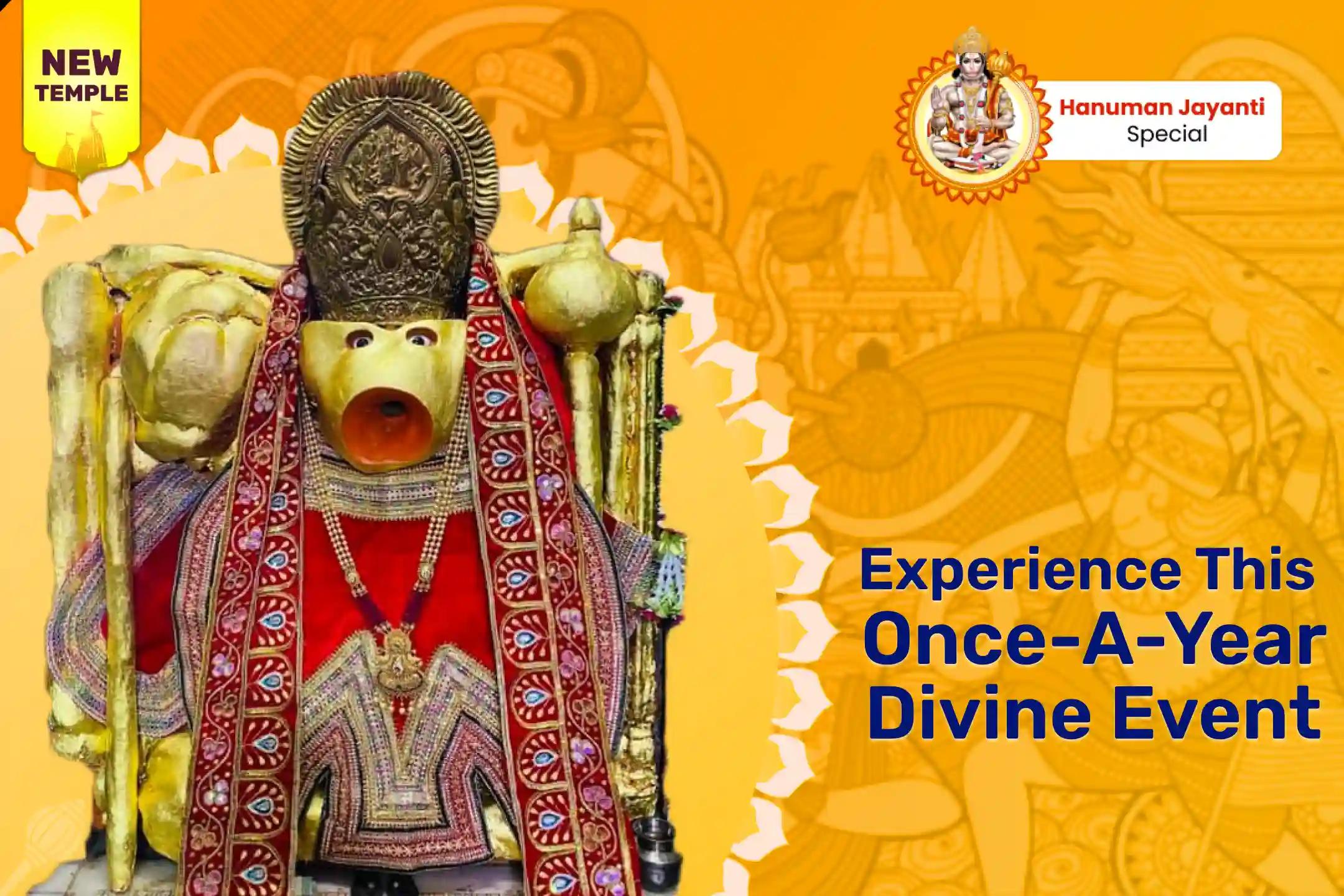 Hanuman Jayanti Narsimha Hanuman temple Special Aarogya-Samriddhi Shanti Shri Hanuman Mahapanchamrit Abhishek and Sundarkand Path for Blessings of Good Health and Abundance of Wealth