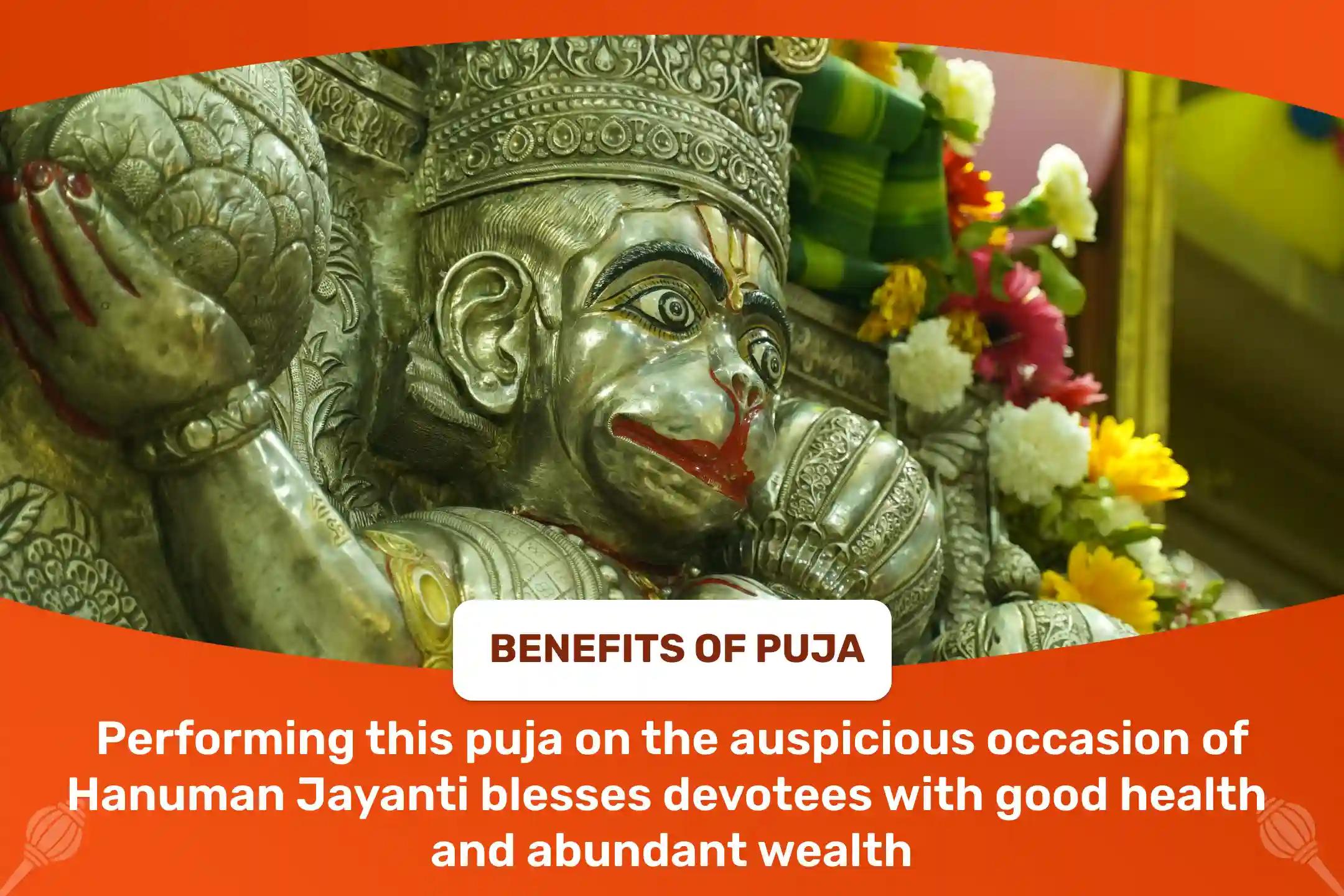 Hanuman Jayanti Narsimha Hanuman temple Special Aarogya-Samriddhi Shanti Shri Hanuman Mahapanchamrit Abhishek and Sundarkand Path for Blessings of Good Health and Abundance of Wealth