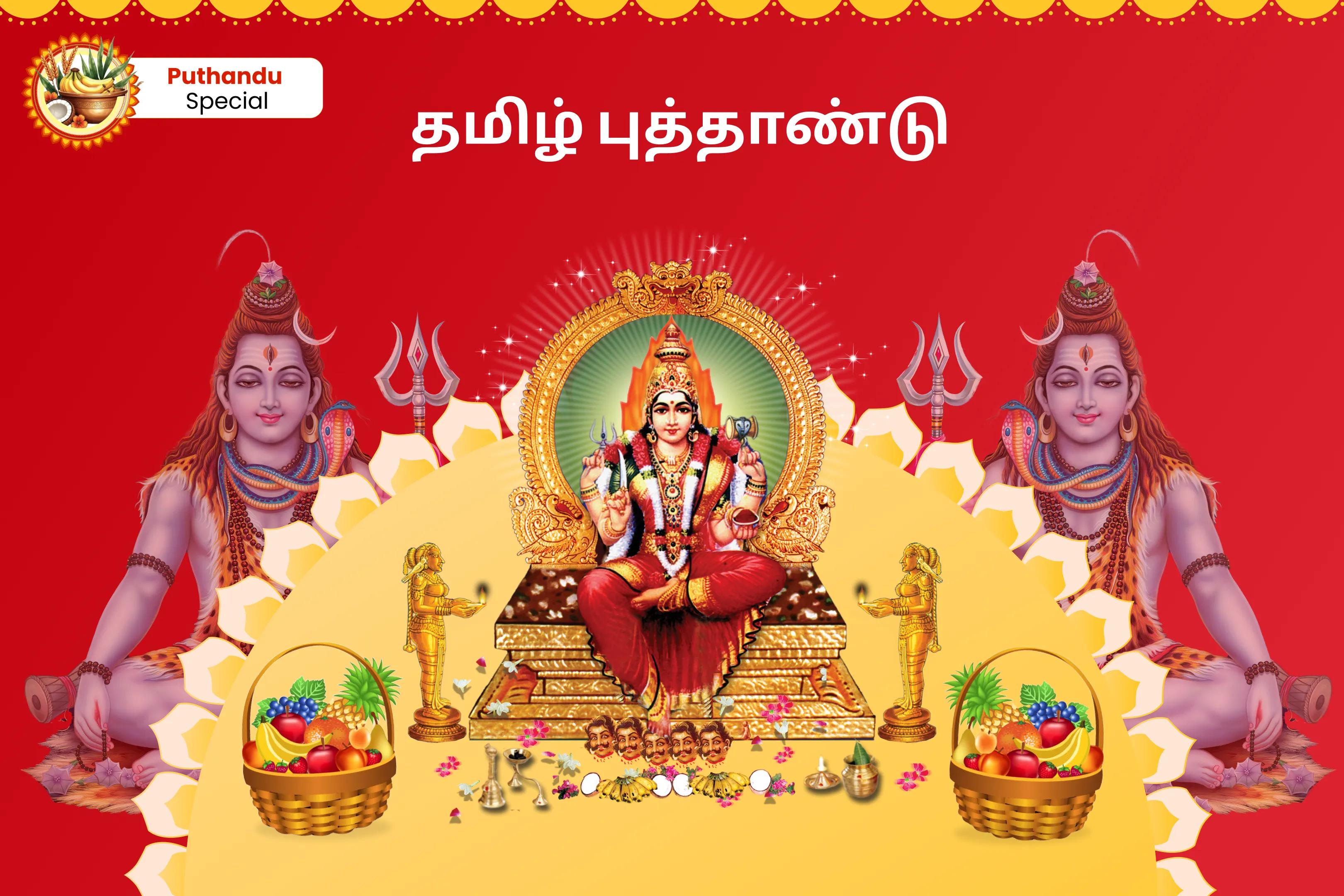 புத்தாண்டு மதுரை க்ஷேத்ரா சிறப்பு தமிழ் புத்தாண்டு சித்திரை கனி பூஜை புத்தாண்டில் அளவில்லாத ஆசீர்வாதங்களும், வளமான செழிப்பும் பெறுவதற்கான ஆசீர்வாதங்கள்