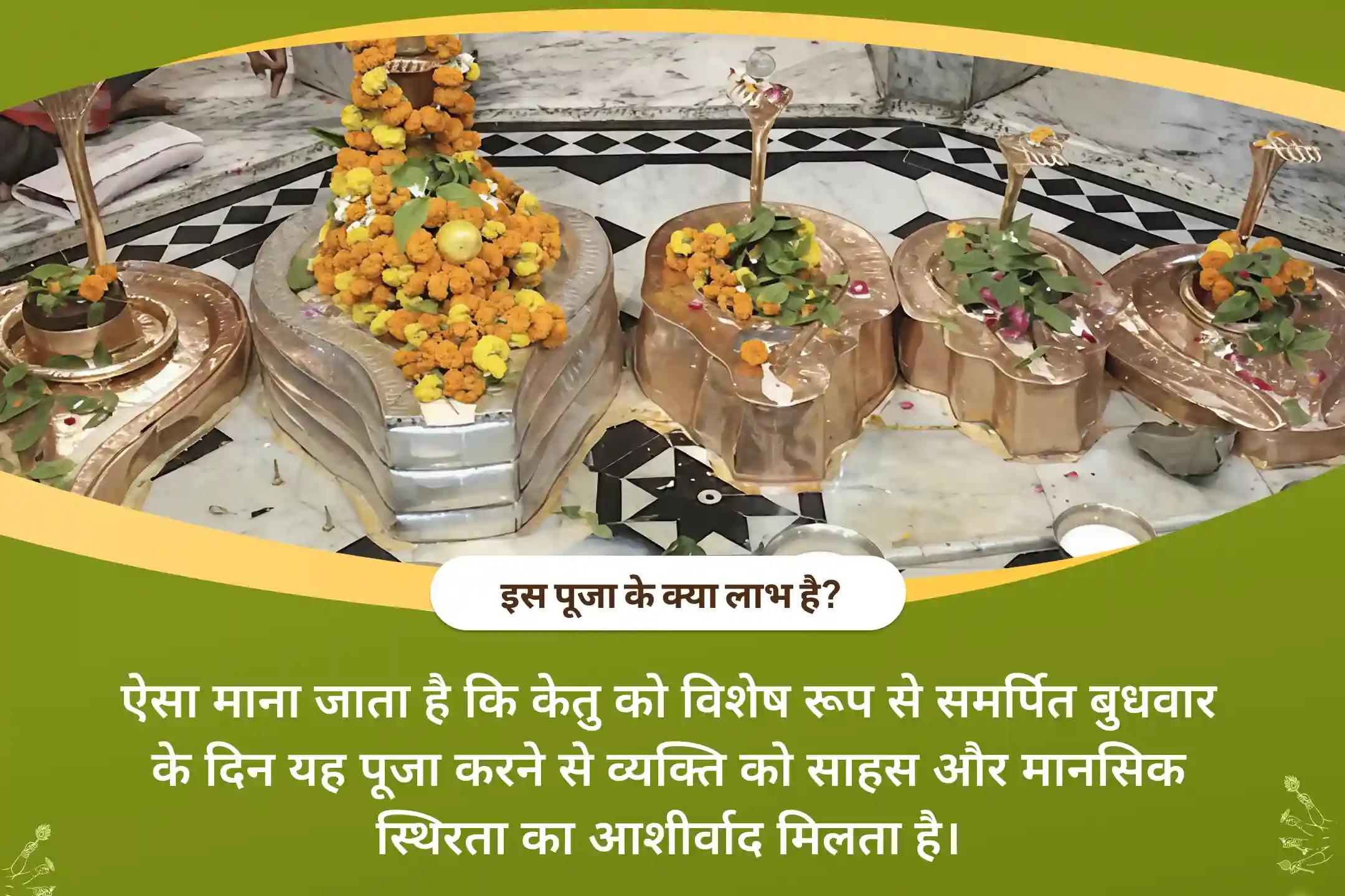 निडरता और मानसिक स्थिरता प्राप्त करने के लिए केतु का दिन बुधवार विशेष  काल सर्प दोष शांति पूजा एवं शिव रुद्राभिषेक