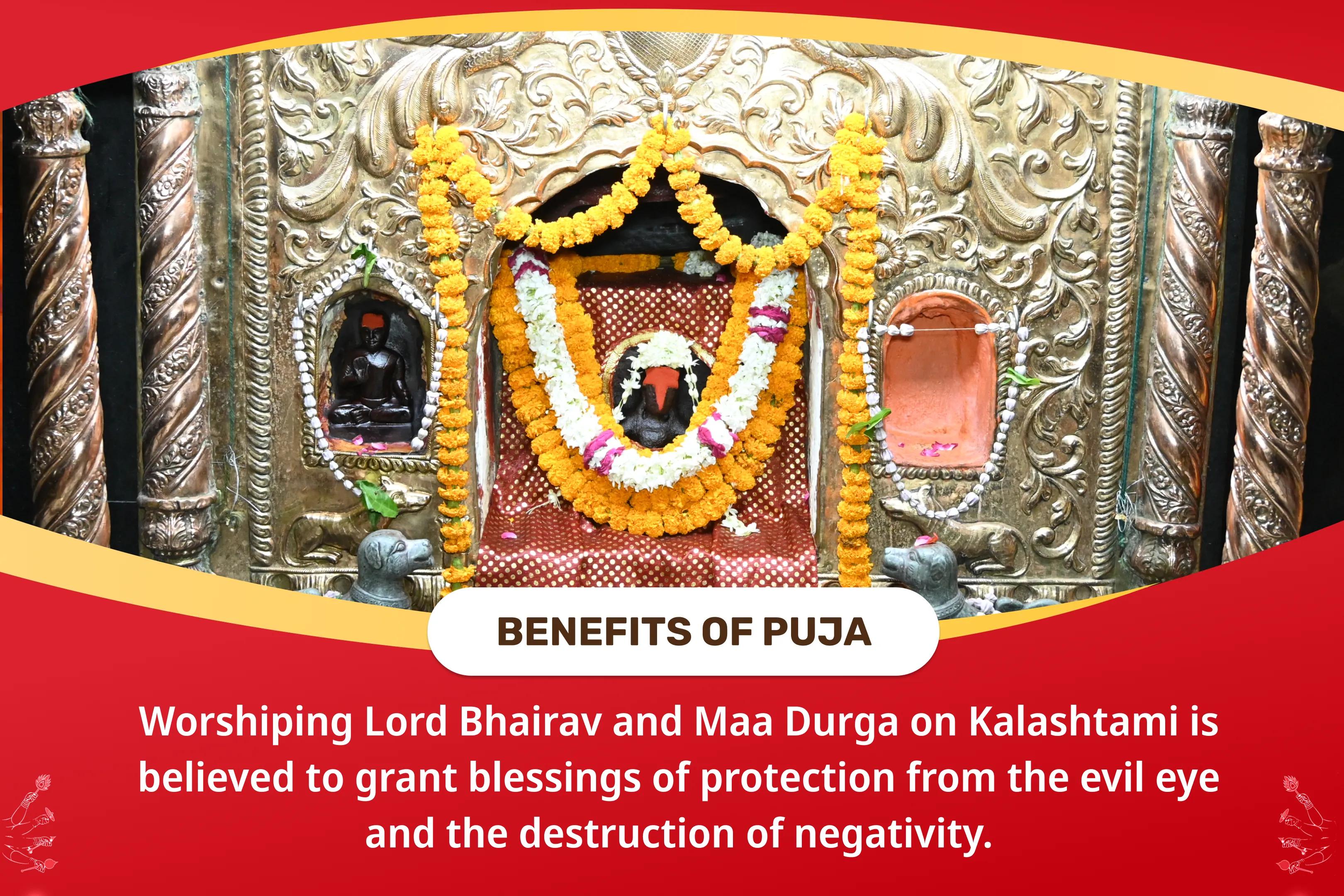Kalashtami Bhairav-Devi Nazar Dosha Shanti Special Nazar Dosha Shanti Batuk Bhairav Raksha Kavach Tantrokta Yagya and Nav Chandi Havan for Blessings of Removal of Evil Eye and Destruction of Negativity 