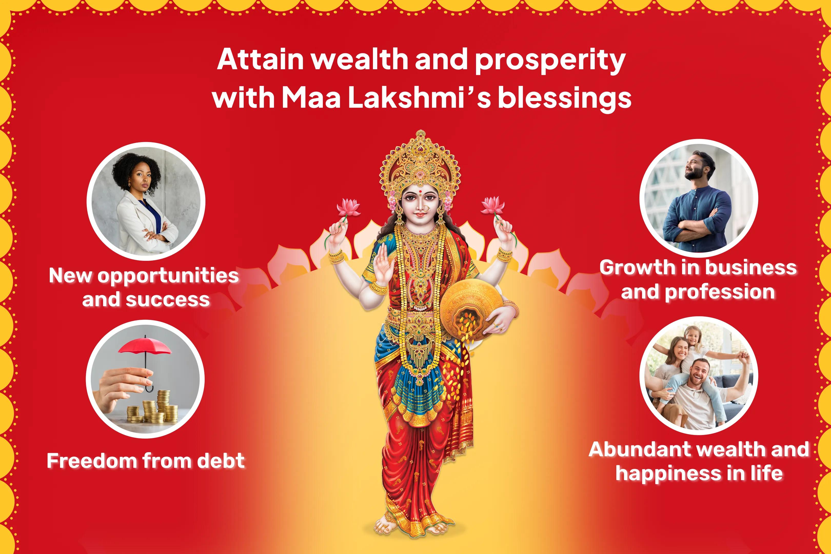 Friday Wealth and Prosperity Special Wealth Attraction Lakshmi Puja and Yagya for Wealth, Abundance and Debt-Relief