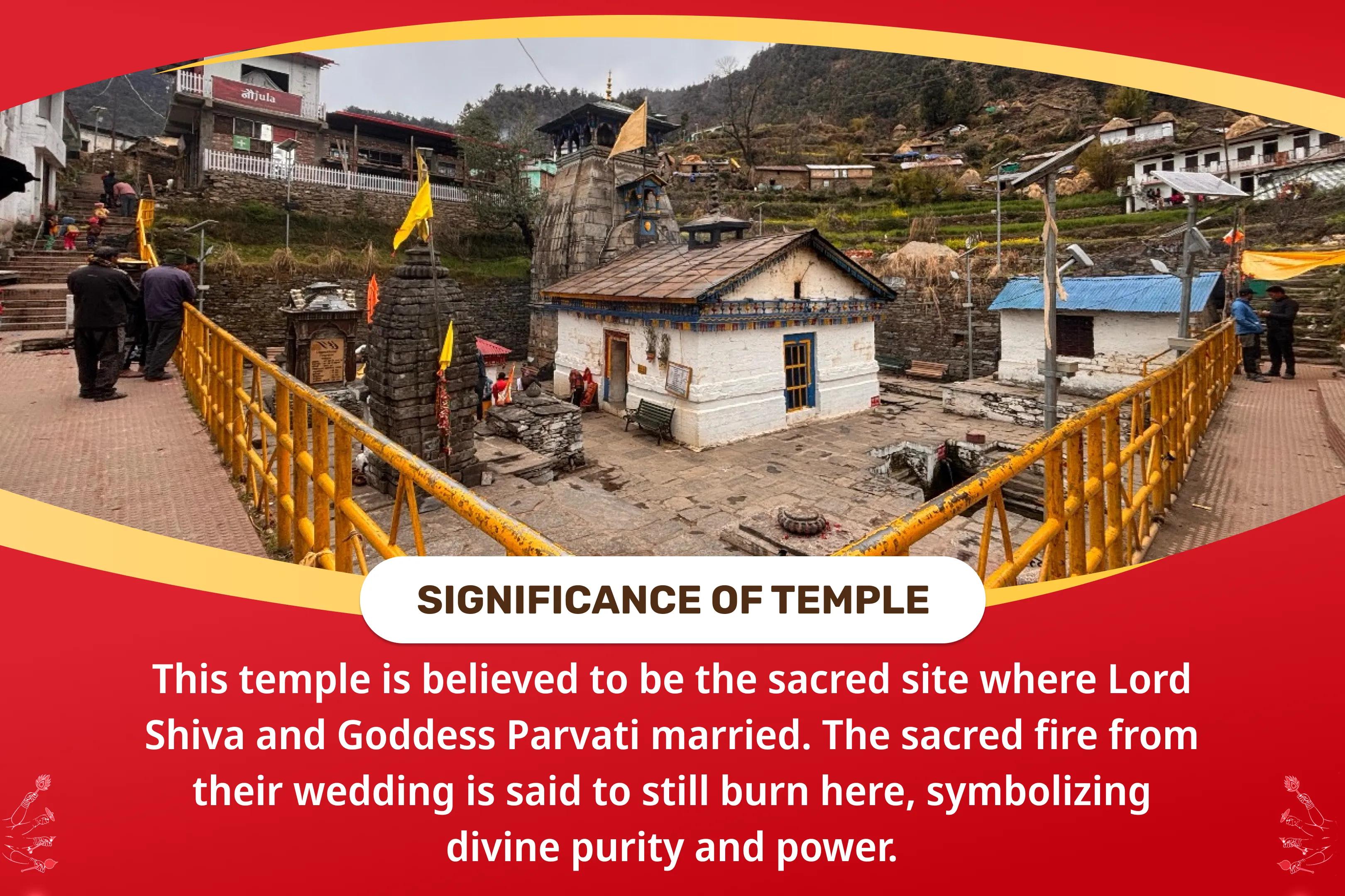 Sacred Land of Shiva & Shakti’s Union - Triyuginarayan Special Shiv Parvati Vivah Pujan, Devi Mahatmyam Path and Ardhanareshwar Puja for Marital Bliss & Relationship Strengthening
