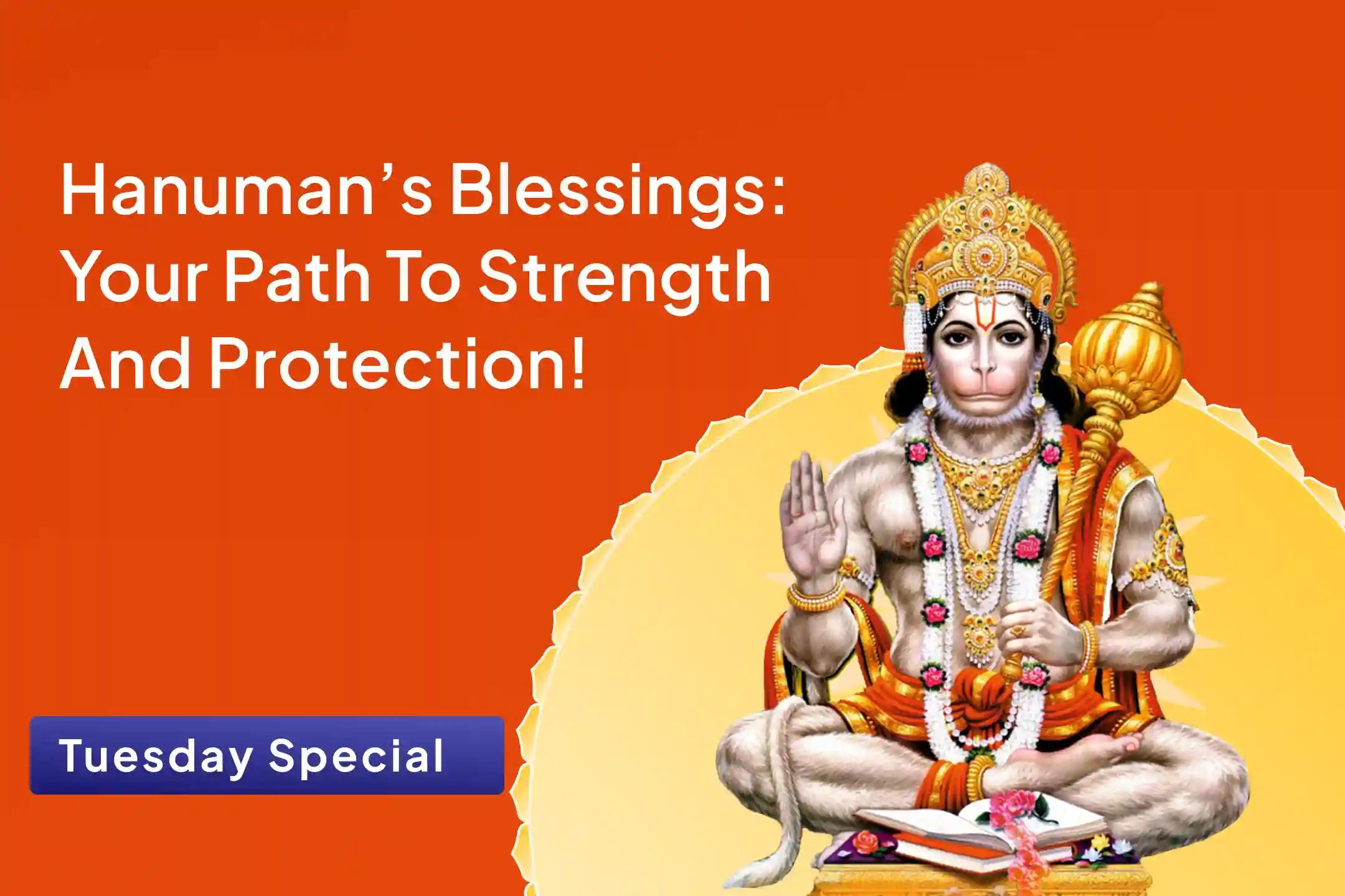 Hanuman’s Blessings: Your Path to Strength and Protection! Chiranjeevi Hanuman Pujan and Havan Harness Hanuman's Energy to Overcome Negativity