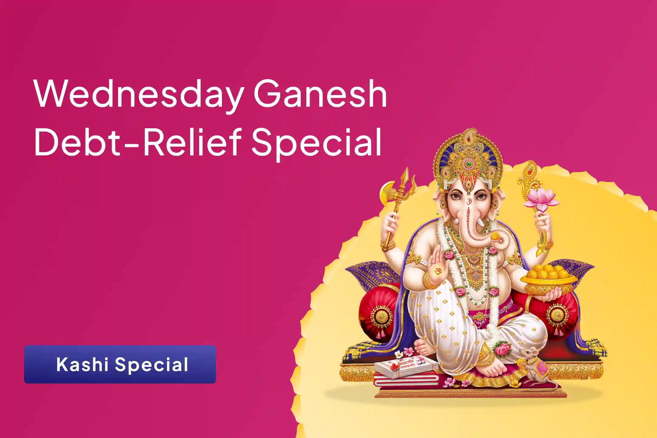 Wednesday Ganesh Debt-Relief Special Rin Nashak Ganesh Stotra Path, 1008 Ganesh Durva Archana and 108 Modak Arpan For Blessings of Debt-Relief and Overcoming Negativity