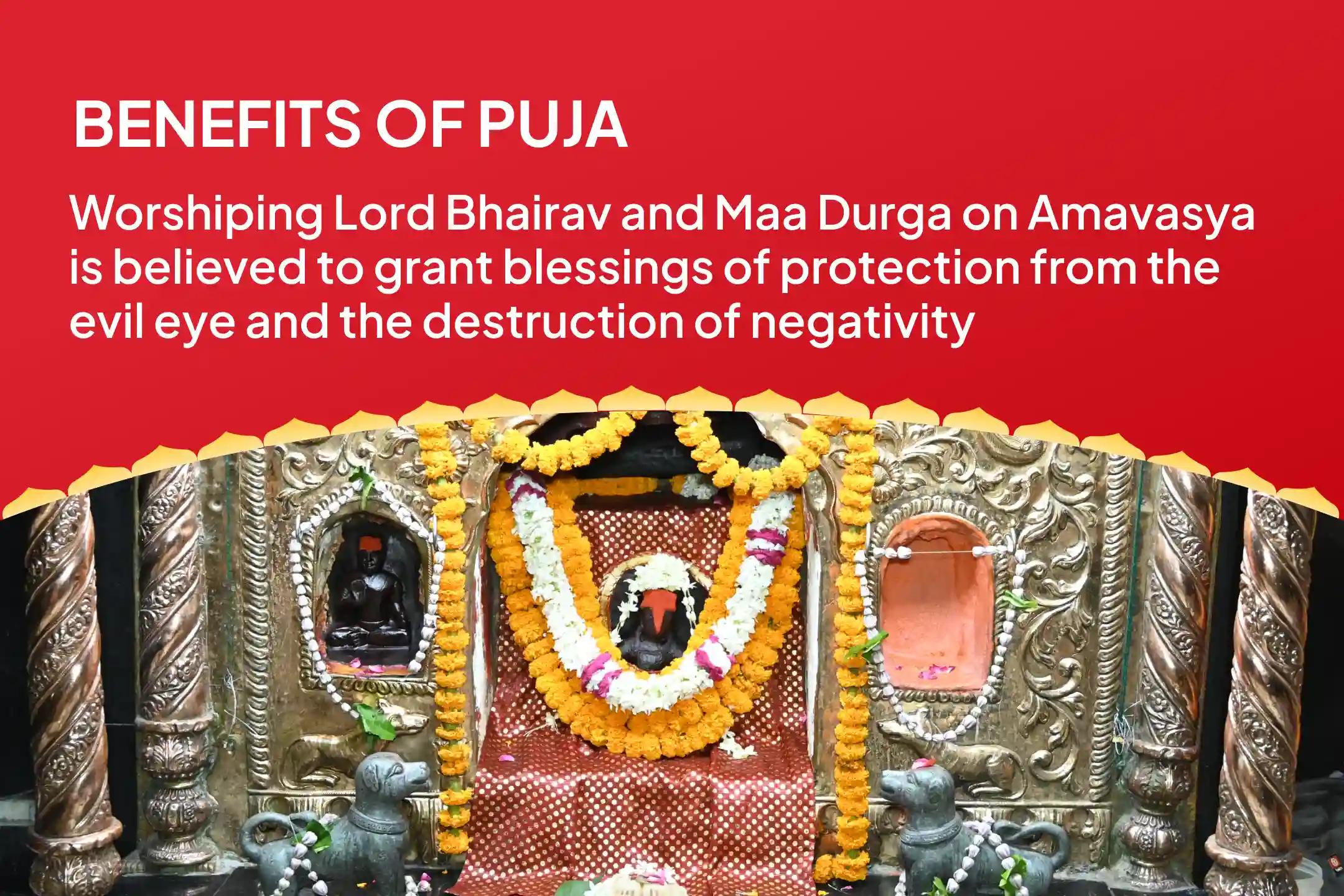 Amavasya Bhairav-Devi Nazar Dosha Shanti Special Nazar Dosha Shanti Batuk Bhairav Raksha Kavach Tantrokta Yagya and Nav Chandi Havan for Blessings of Removal of Evil Eye and Destruction of Negativity
