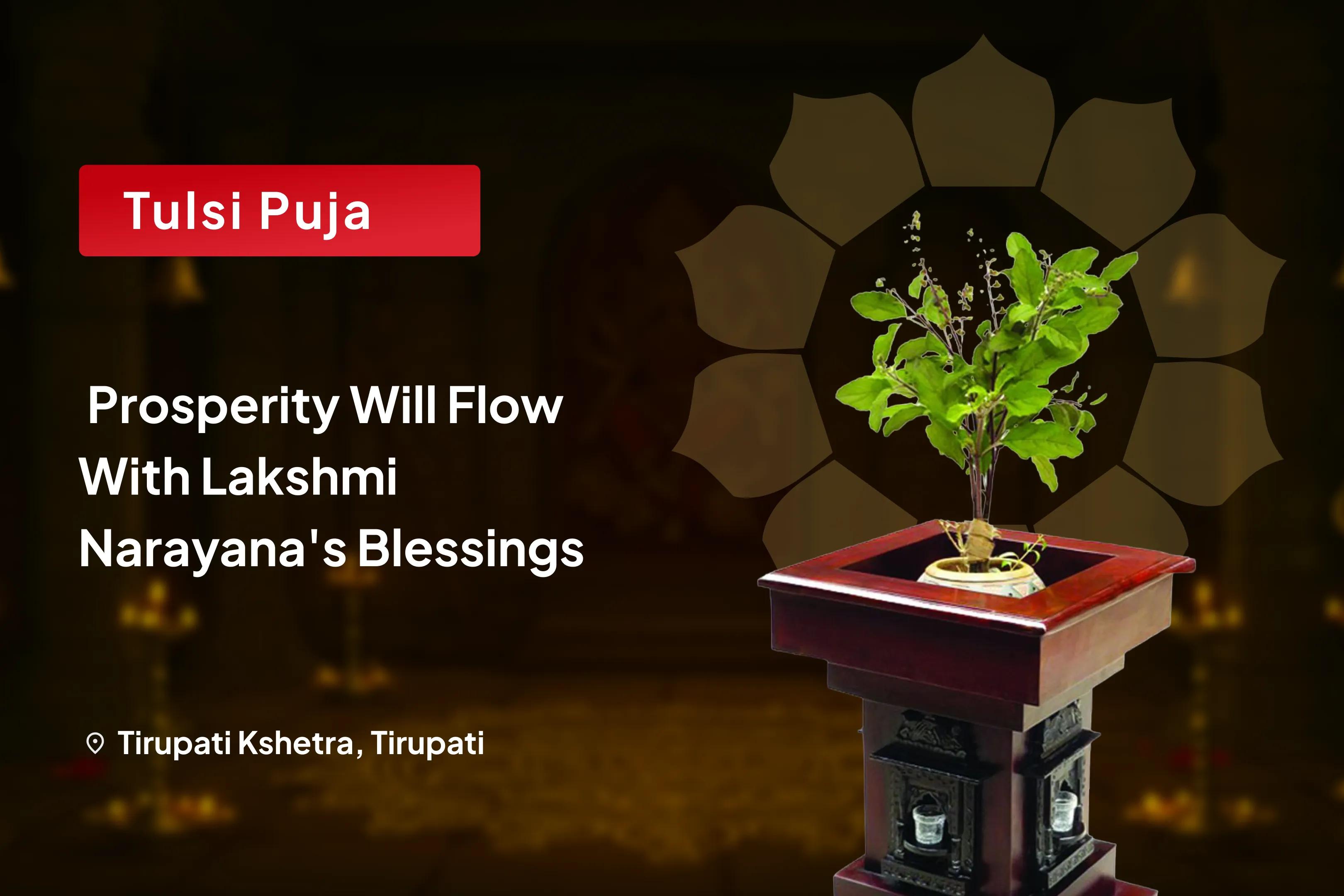 Venkateshwara Balaji Kshetra Mohini Ekadashi Special Sahasra Tulsi Dala Archana and Vishnusahasranaam Parayanam  For Divine Blessings and Wellness