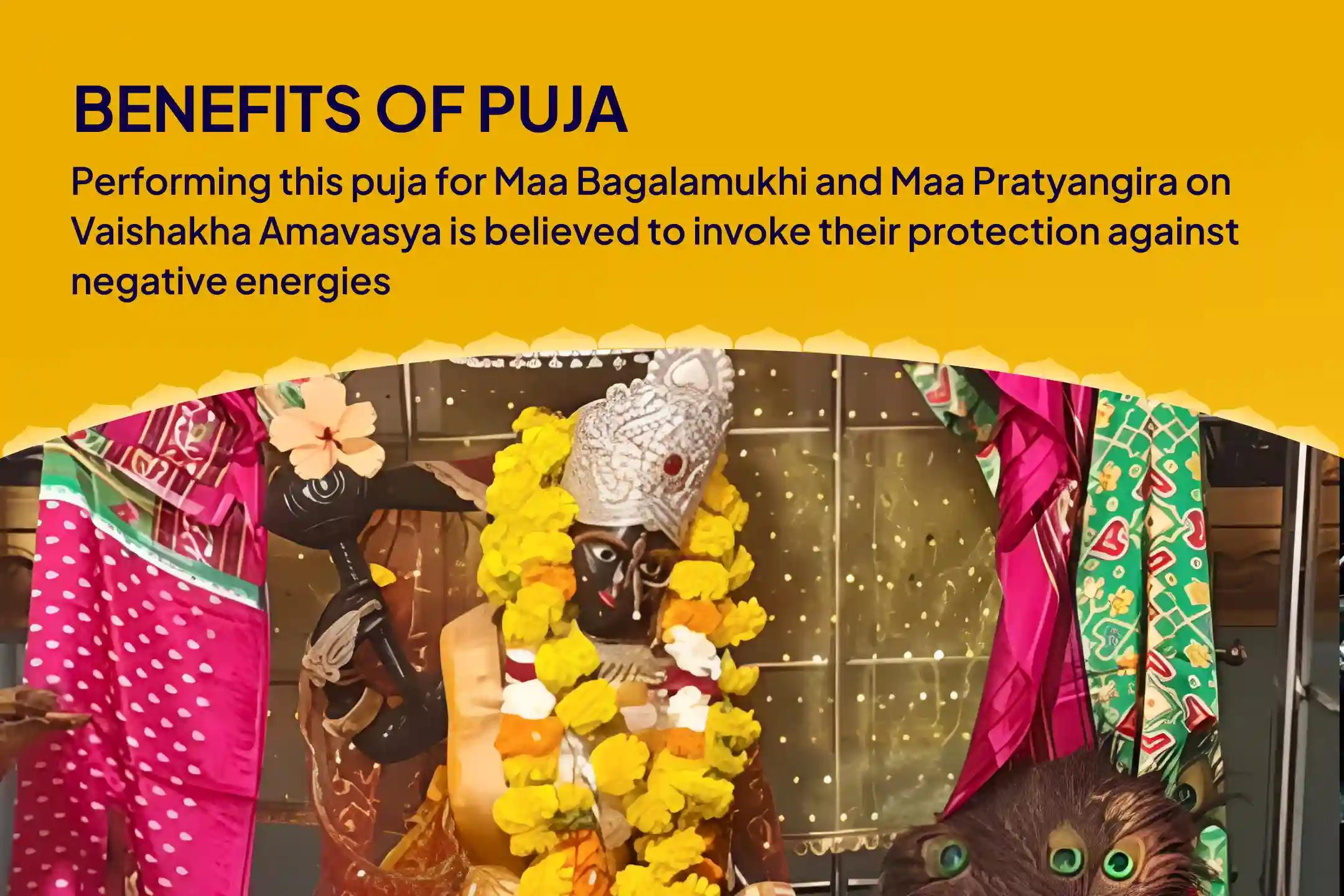 Vaishakha Amavasya 21 Brahman Mahavidya Mahanushthan Bagalamukhi-Pratyangira Kavach Path, 1,25,000 Bagalamukhi Mool Mantra Jaap and Havan for Devi's Protection to Repel Malevolent Energies and Negative Influences