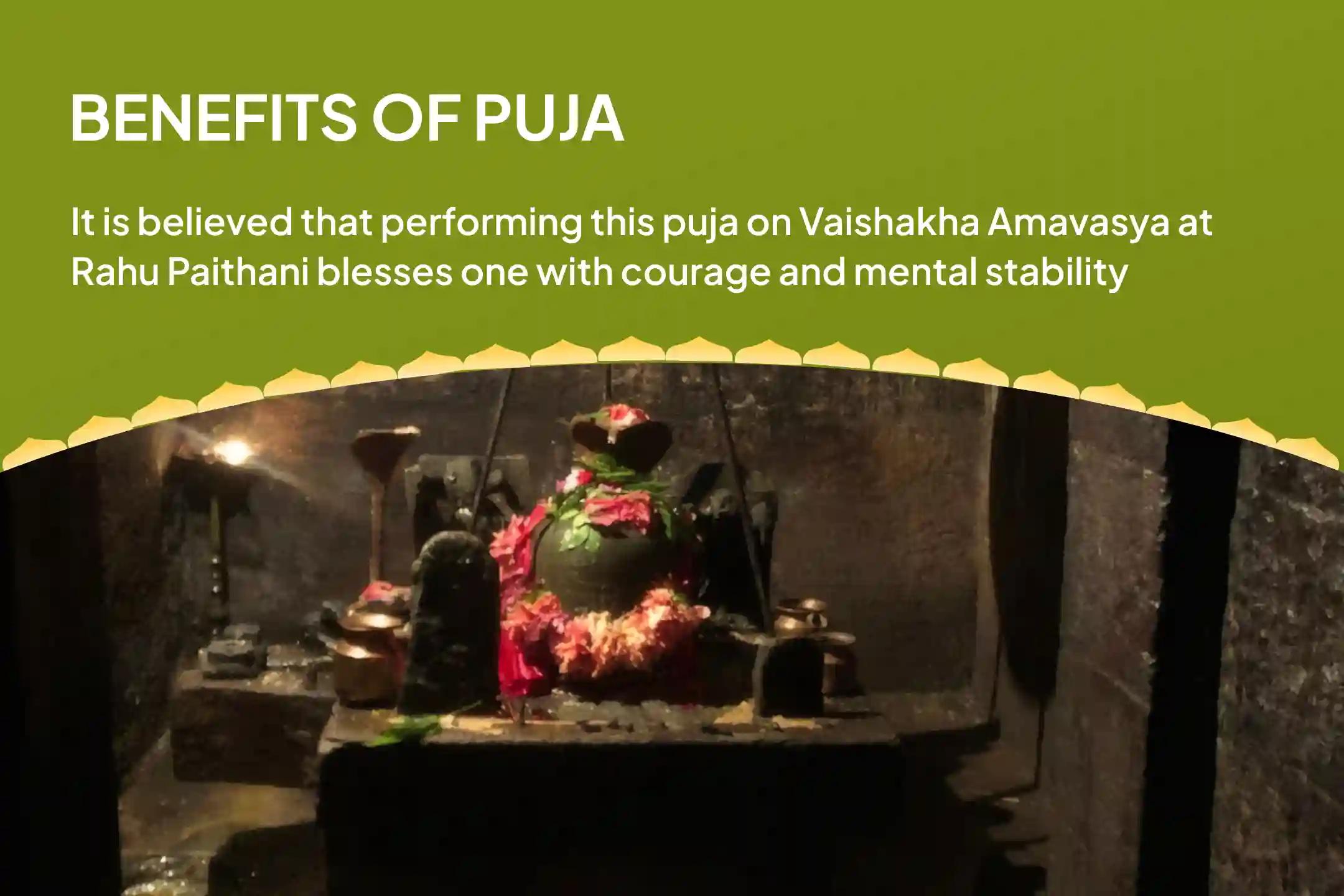 Vaishakha Amavasya Rahu Paithani Special Kaal Sarp Dosh Shanti Puja and Shiv Rudrabhishek for Fearlessness and Achieving Mental Stability