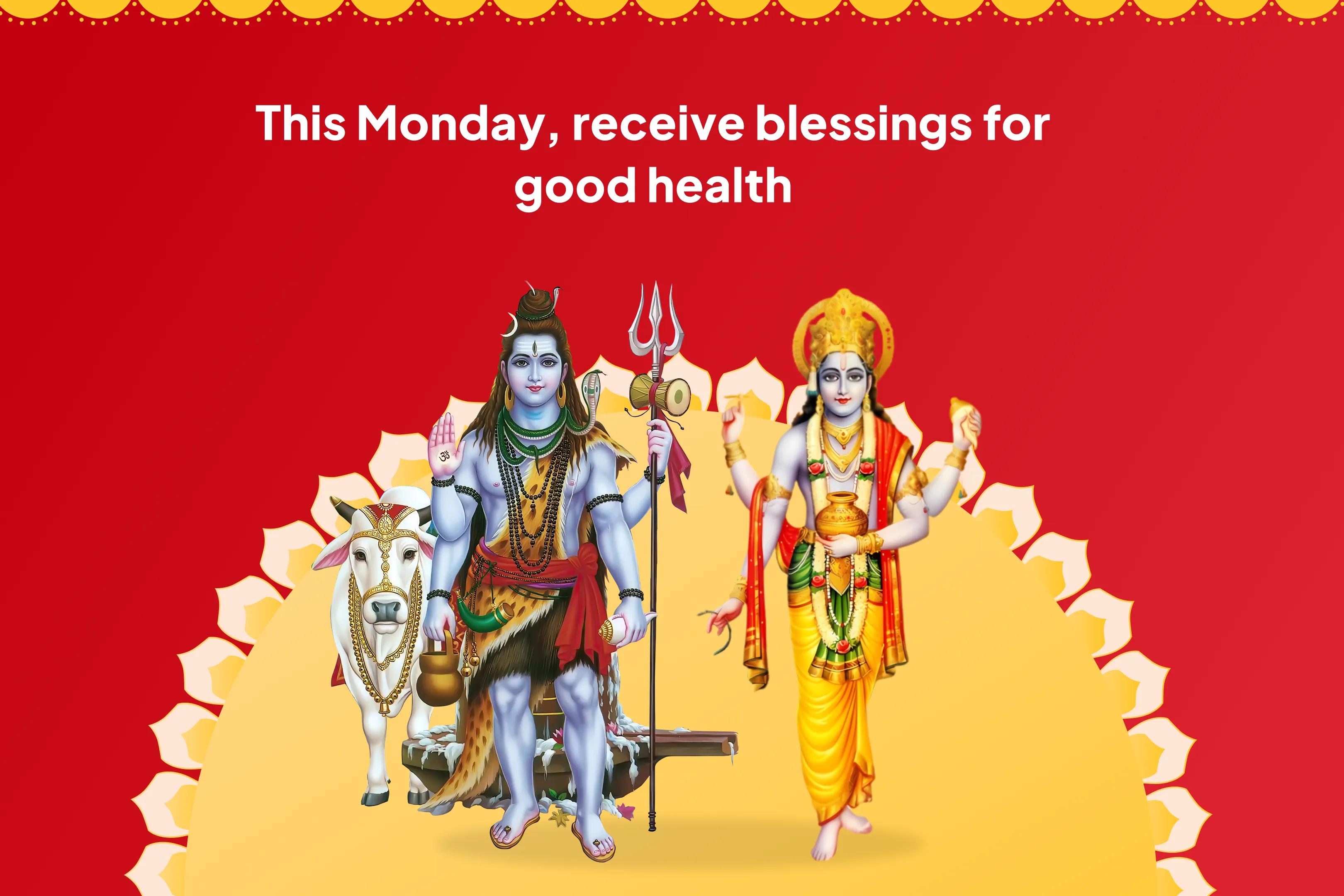 Monday 'God of Health' Jyortirlinga Special 11,000 Mahamrityunjay Mantra Jaap and Arogya Murti Dhanvantari Shakti Homa for Healing, Protection, and Warding Off Untimely Misfortunes
