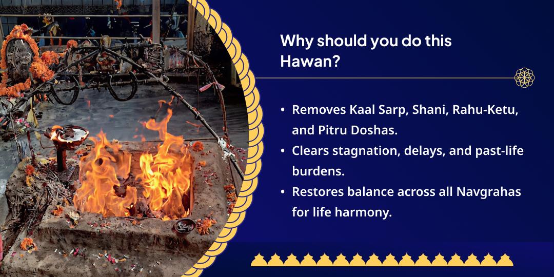 Amavasya Sarv Dosh Mukti Navgraha Shani Hawan Aahuti