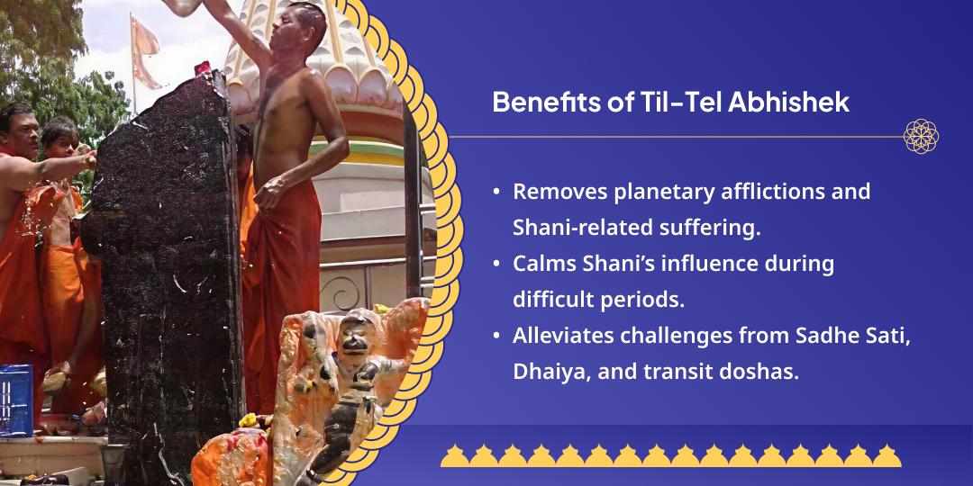 Shani Trayodashi Mahayog Special Tri Mandir Til & Oil Abhishek