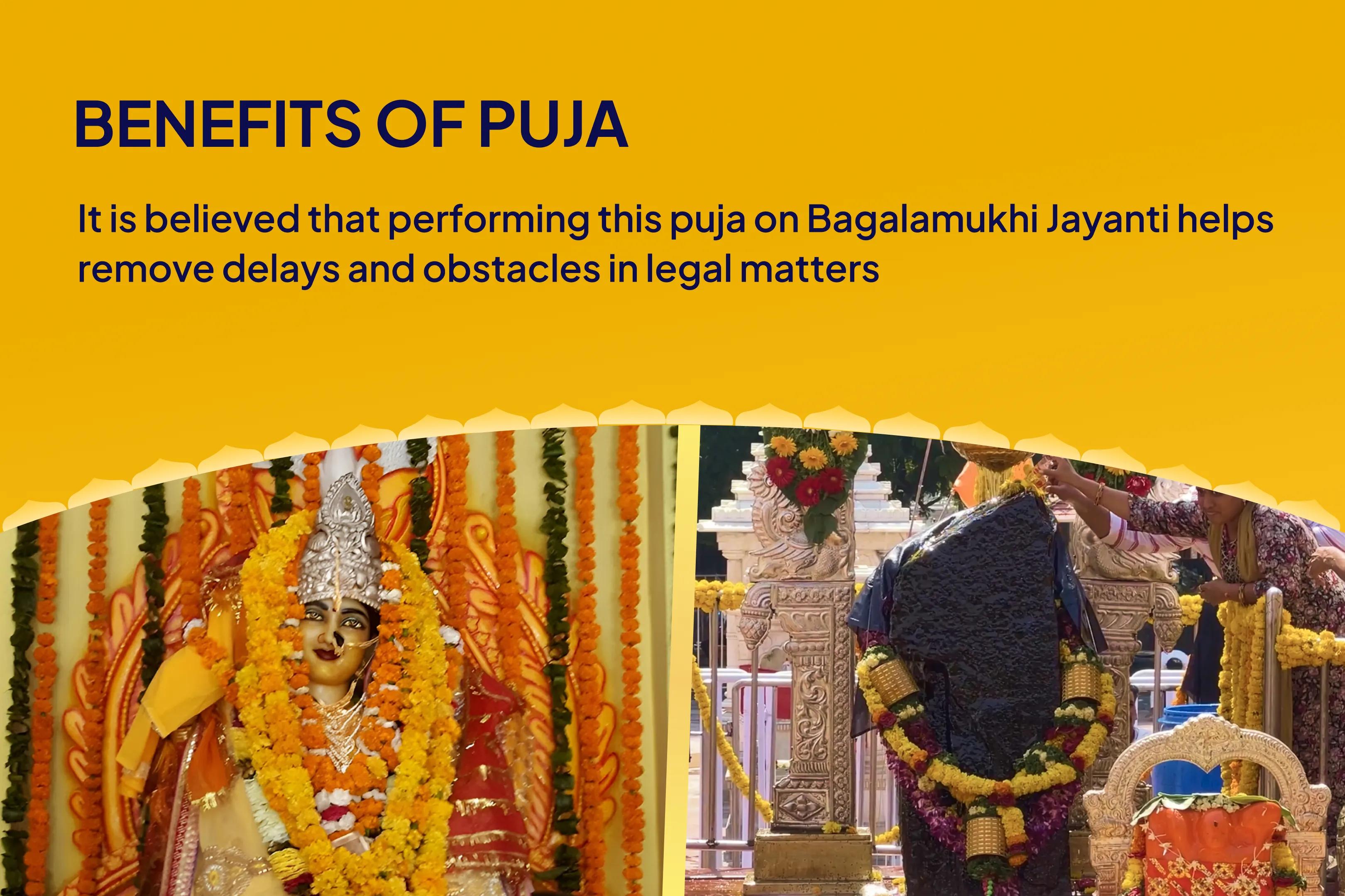 Bagalamukhi Jayanti Legal Support Combo Special Bagalamukhi Havan and Shani Til Tel Abhishek for Legal Victory and Obstacle Removal