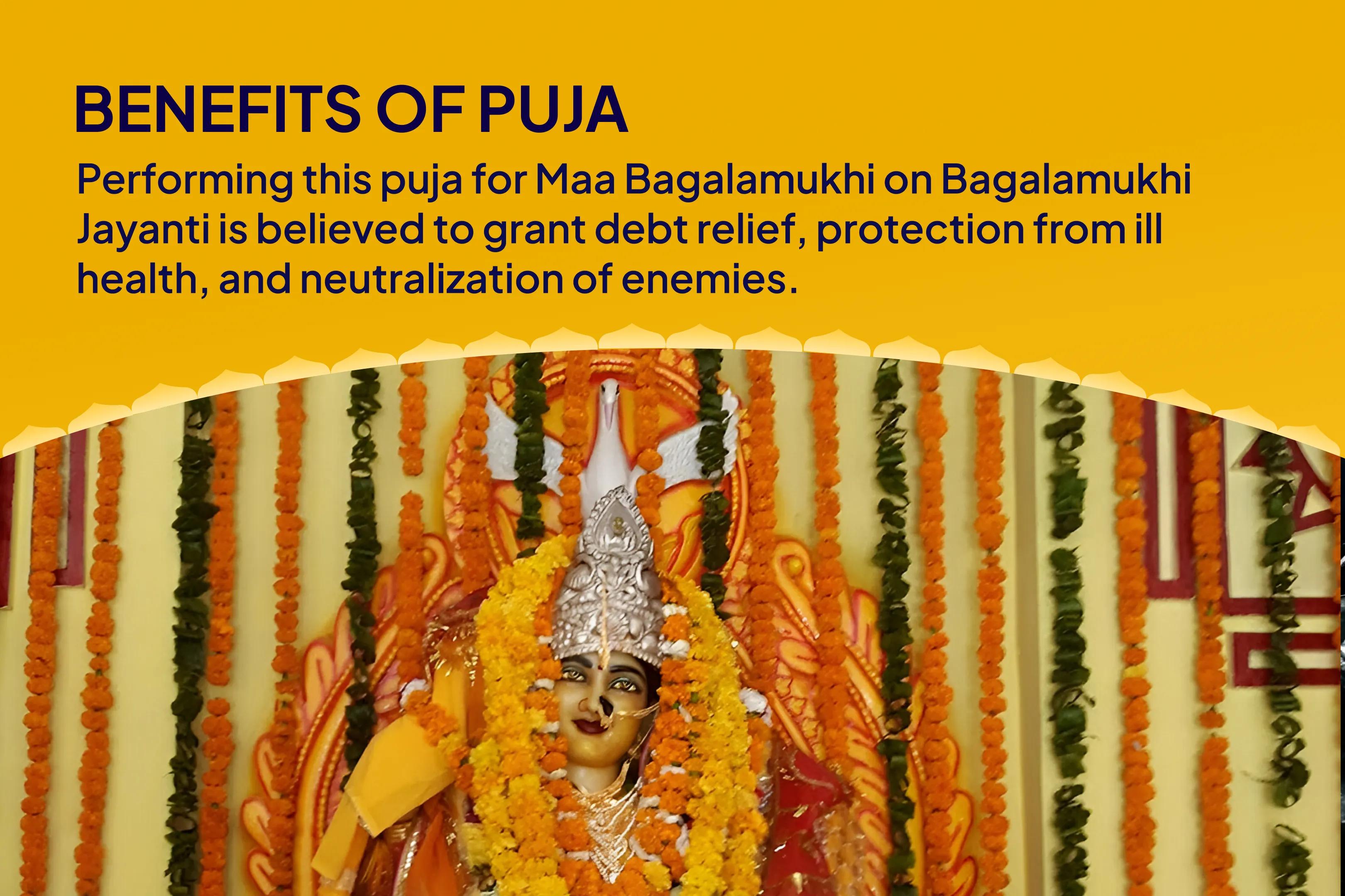 Jayanti Kavach Puja - Health, Debt & Enemy Protection Rog, Rin and Shatru Nashak Bagalamukhi Kavach Puja and Yagya For Debt-Relief, Protection from Ill-Health and Enemy Neutralisation 