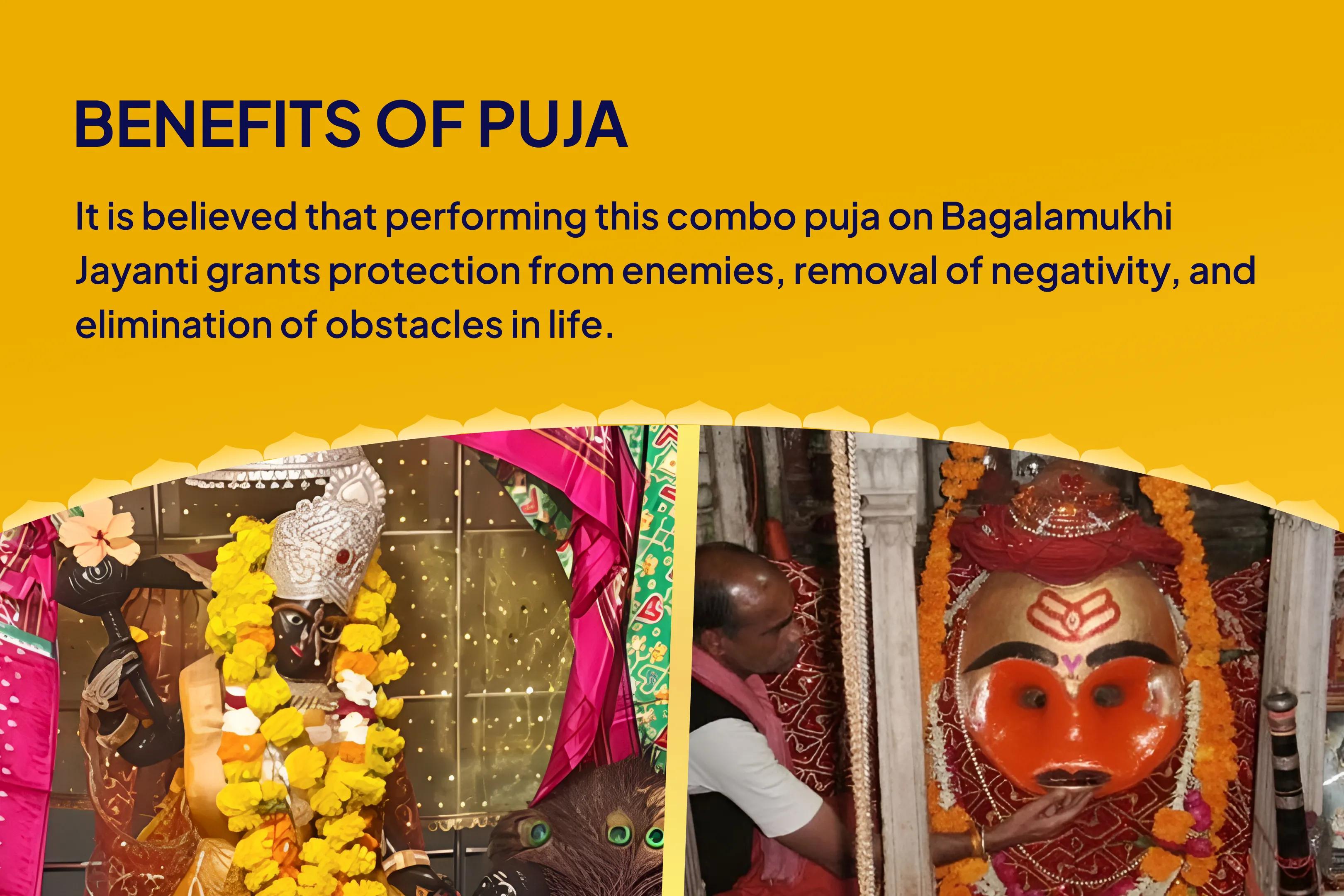 Bagalamukhi Jayanti Midnight Special: Maa Bagalamukhi, Kaal Bhairav, and Hanuman Sarva Kasht Nivaran Puja and Yagya for Protection, Negativity Removal, and Obstacle Clearance