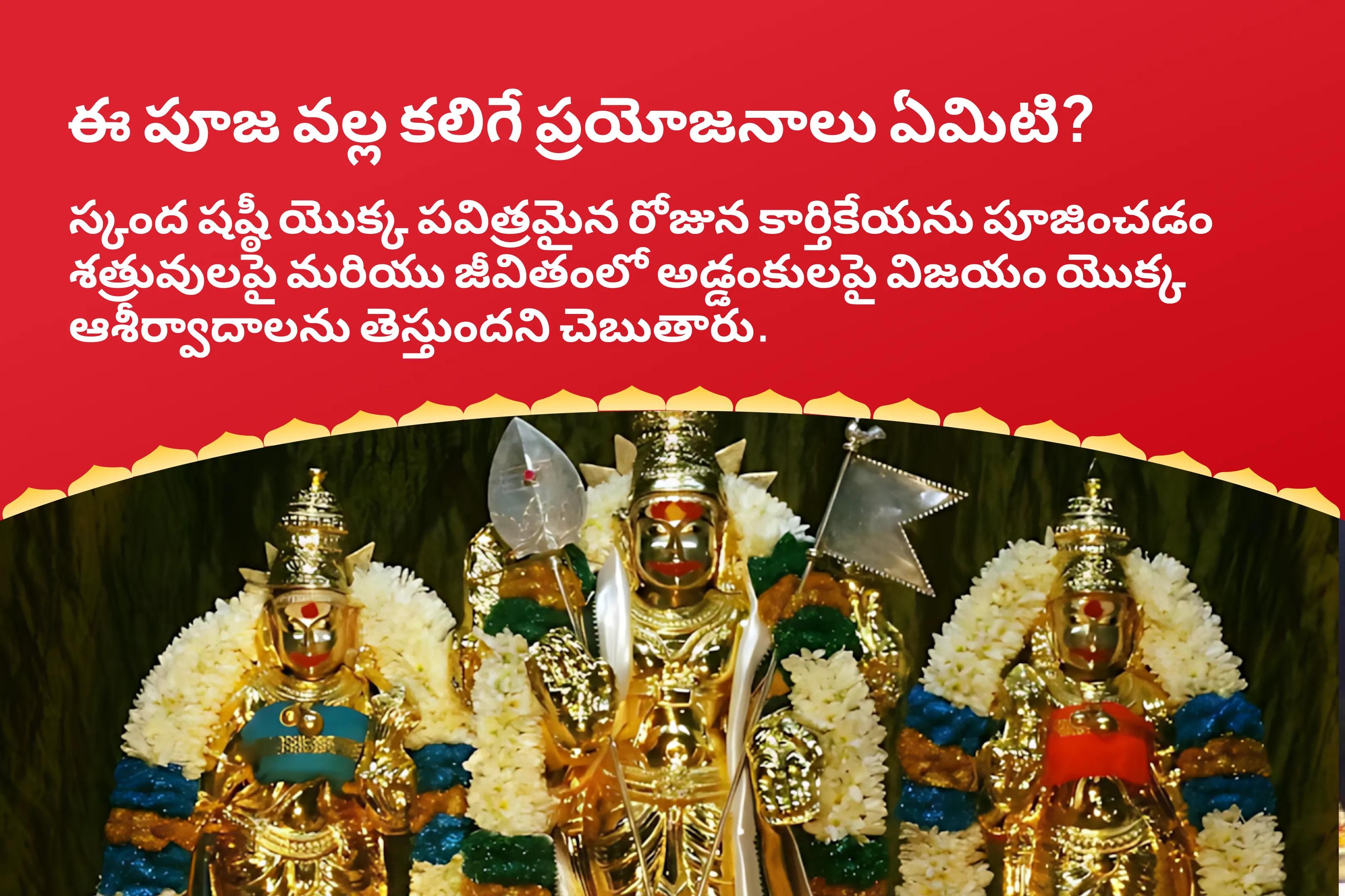 స్కంద షష్ఠీ యుద్ధ దేవుడు స్పెషల్ శత్రు సంహర త్రిషతి హోమం జీవితంలో శత్రువులు మరియు ప్రతికూలతలపై విజయం సాధించడానికి ఆశీర్వాదం కోసం