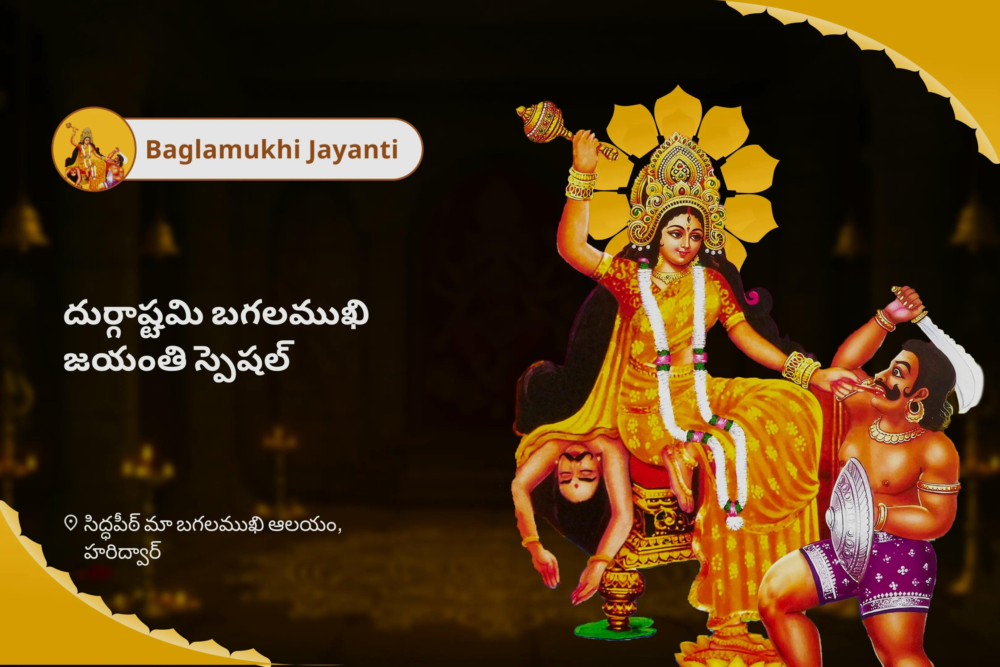  బగలముఖి జయంతి లీగల్ సపోర్ట్ కాంబో స్పెషల్ త్రిశక్తి బగలముఖి హోమం మరియు శని తైలాభిషేకం చట్టపరమైన విజయం మరియు అడ్డంకి తొలగింపు కోసం 