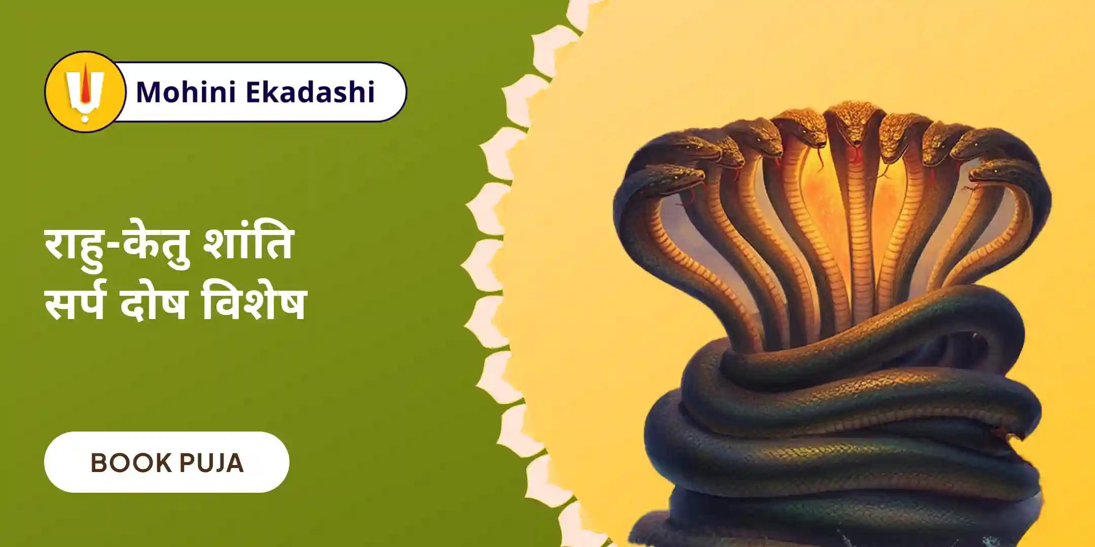 काल सर्प दोष शांति पूजा एवं सुदर्शन यज्ञ