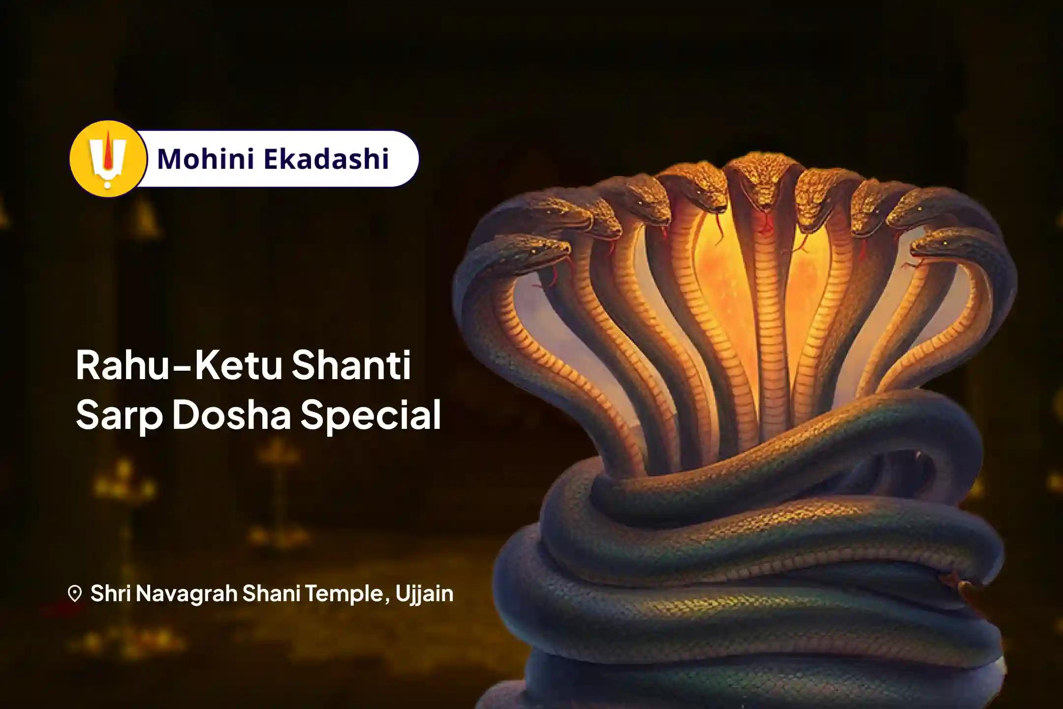 Mohini Ekadashi Rahu-Ketu Shanti Sarp Dosha Special Kaal Sarp Dosh Shanti Puja and Surdarshan Yagya for Fearlessness and Achieving Mental Stability