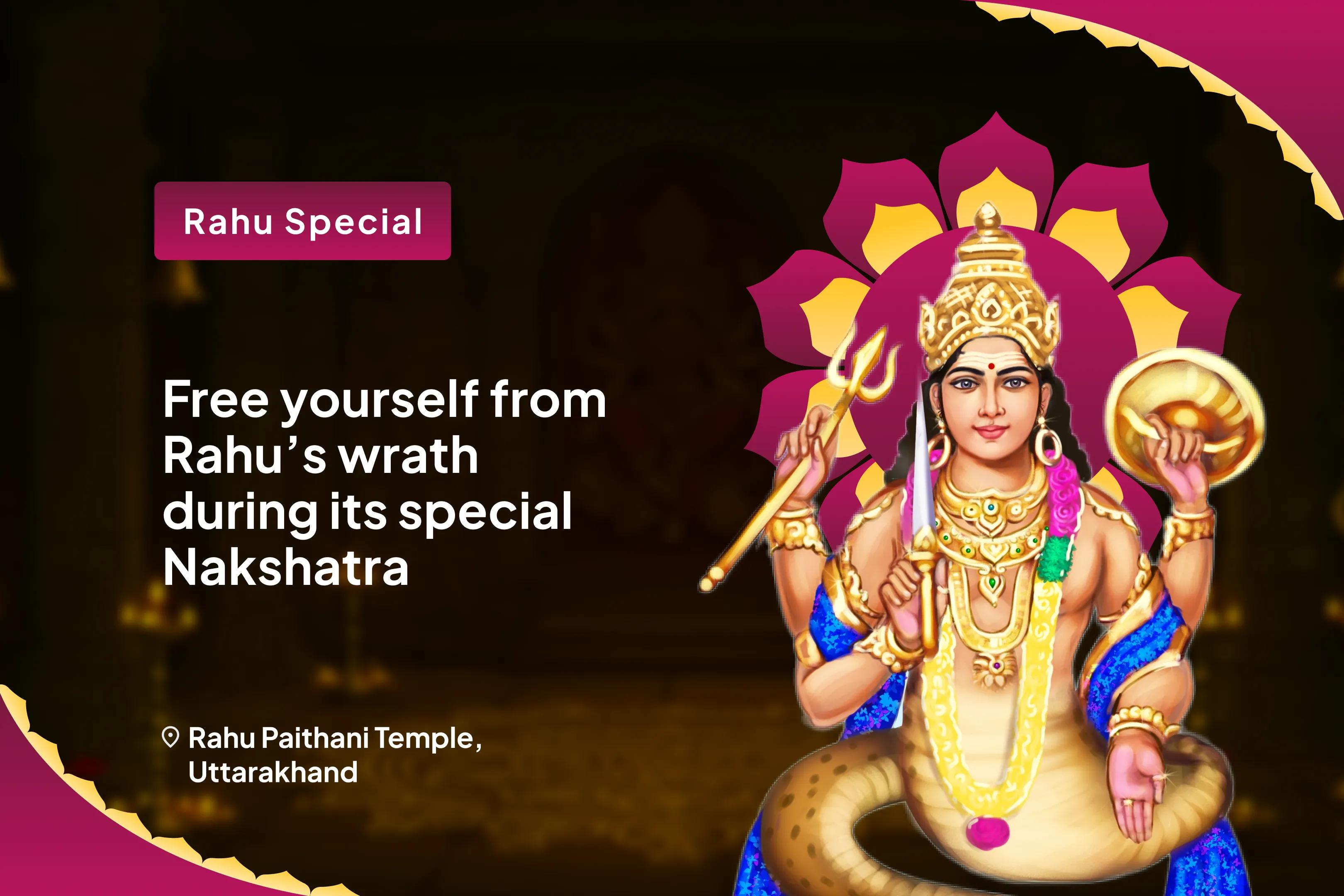 Nakshatra of Rahu Special Rahu Shanti Jaap and Havan For Blessings of Mental Stability and Success