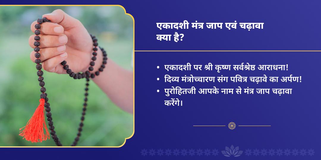 एकादशी श्री हरि विष्णु मंत्र जाप चढ़ावा