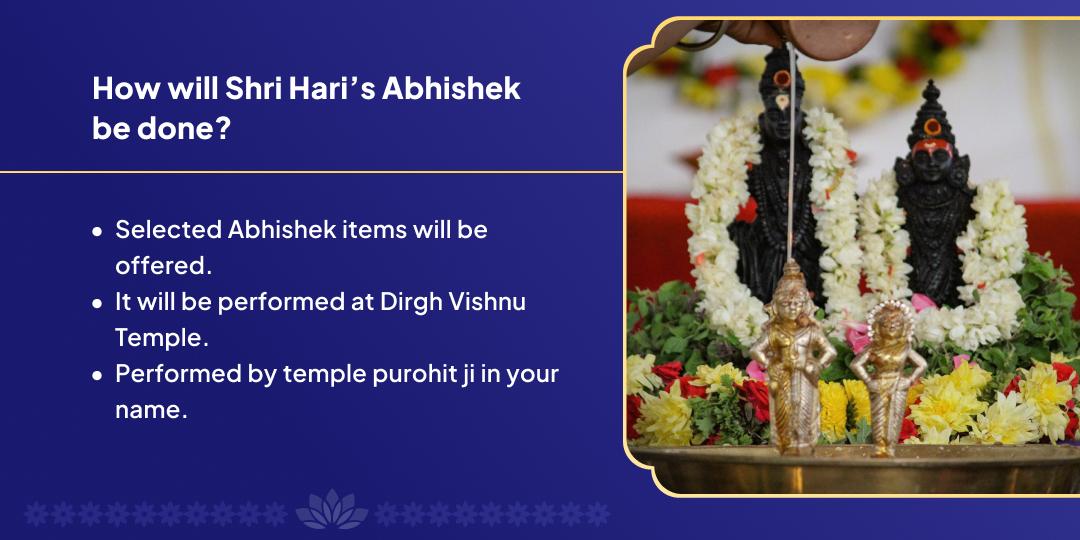 Ekadashi Mahatithi Shri Vishnu Mahabhishek Chadhava