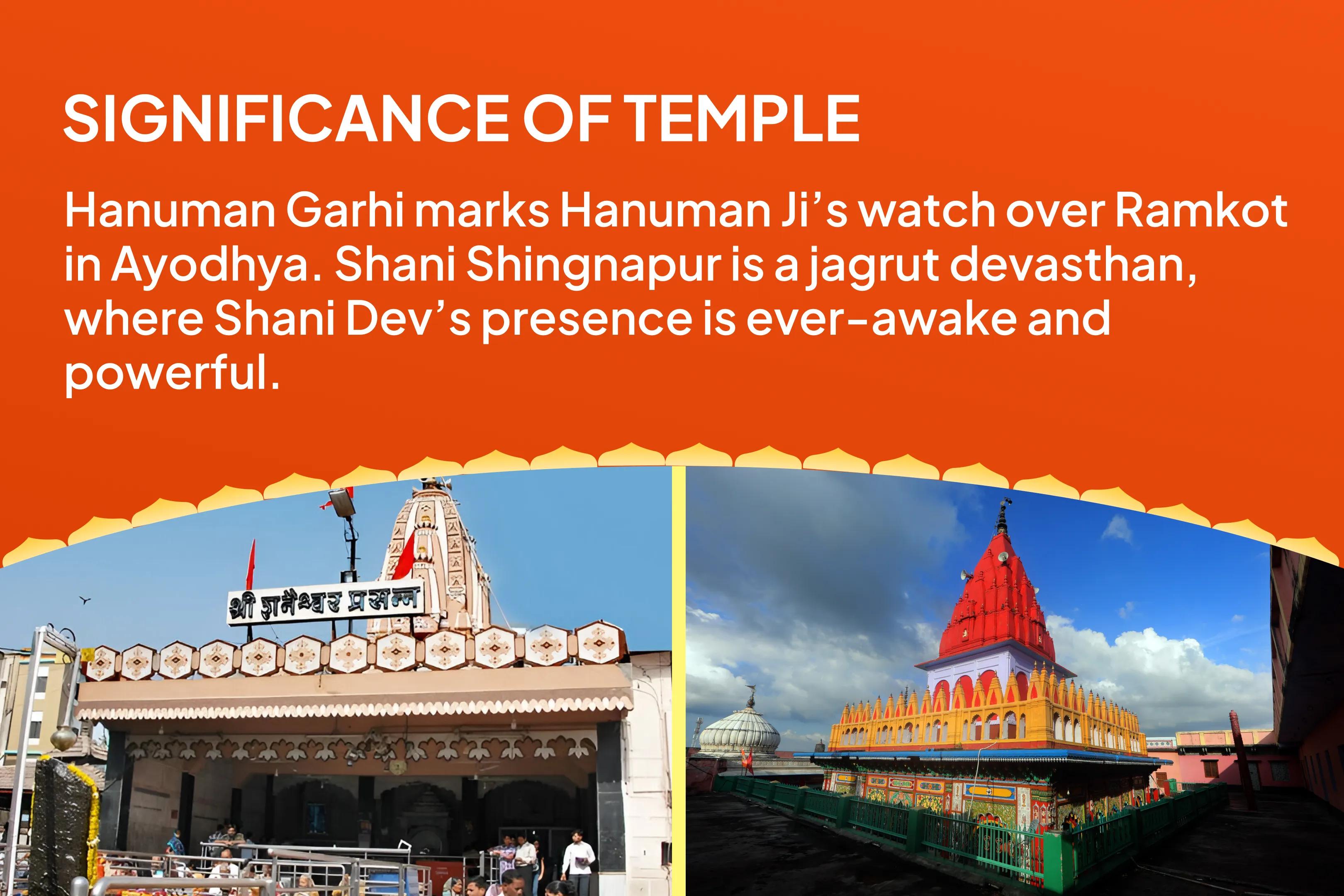  Saturday Hanuman Garhi and Shani Shingnapur Combo Hanuman Garhi Sindoor Chandan Abhishek, 11,000 Hanuman Mool Mantra Jaap and Shani Shingnapur Til Tel Abhishek For Hanuman's Blessings to Overcome Hurdles in Life