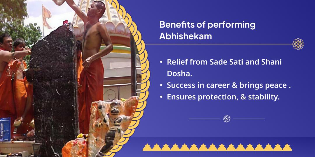 Shani Trayodashi Shani Shignapur Tail Abhishekam