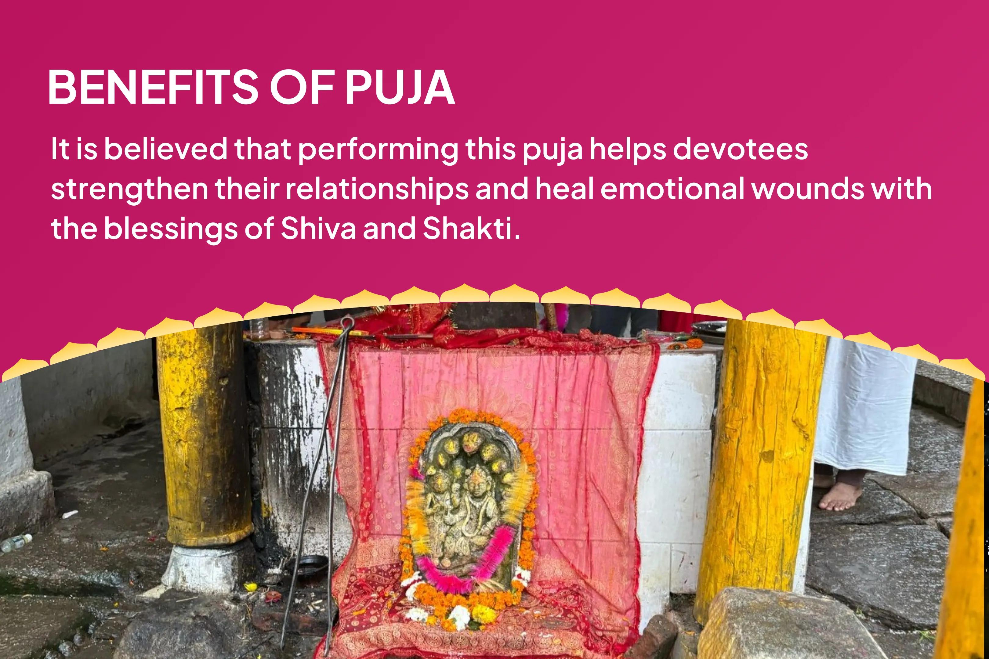 Sacred Land of Shiva & Shakti’s Union - Triyuginarayan Special Shiv Parvati Vivah Pujan Devi Mahatmyam Path and Ardhanareshwar Puja for Marital Bliss & Relationship Strengthening