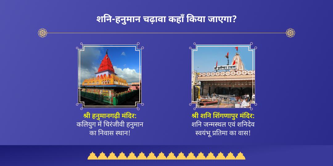 शनि-हनुमान 4 शनिवार चढ़ावा संकल्प