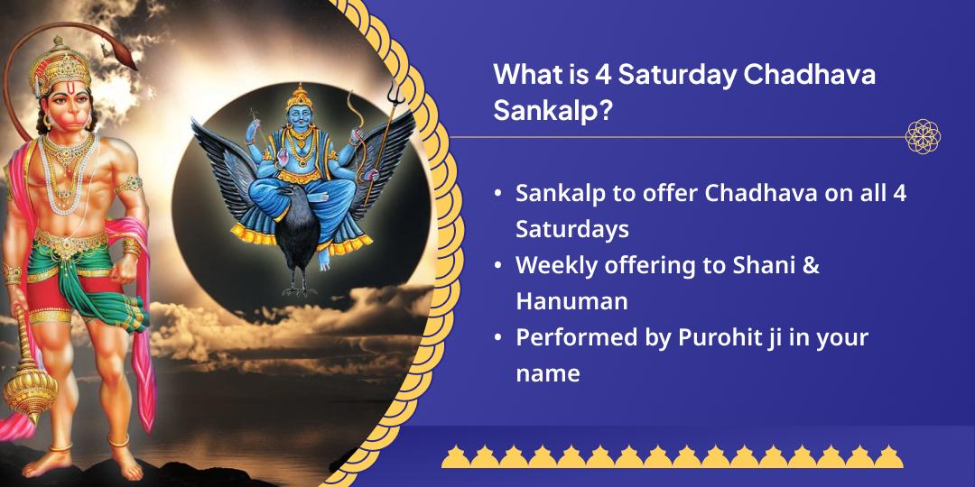 Shani Hanuman 4 Shaniwar Chadhava Sankalp
