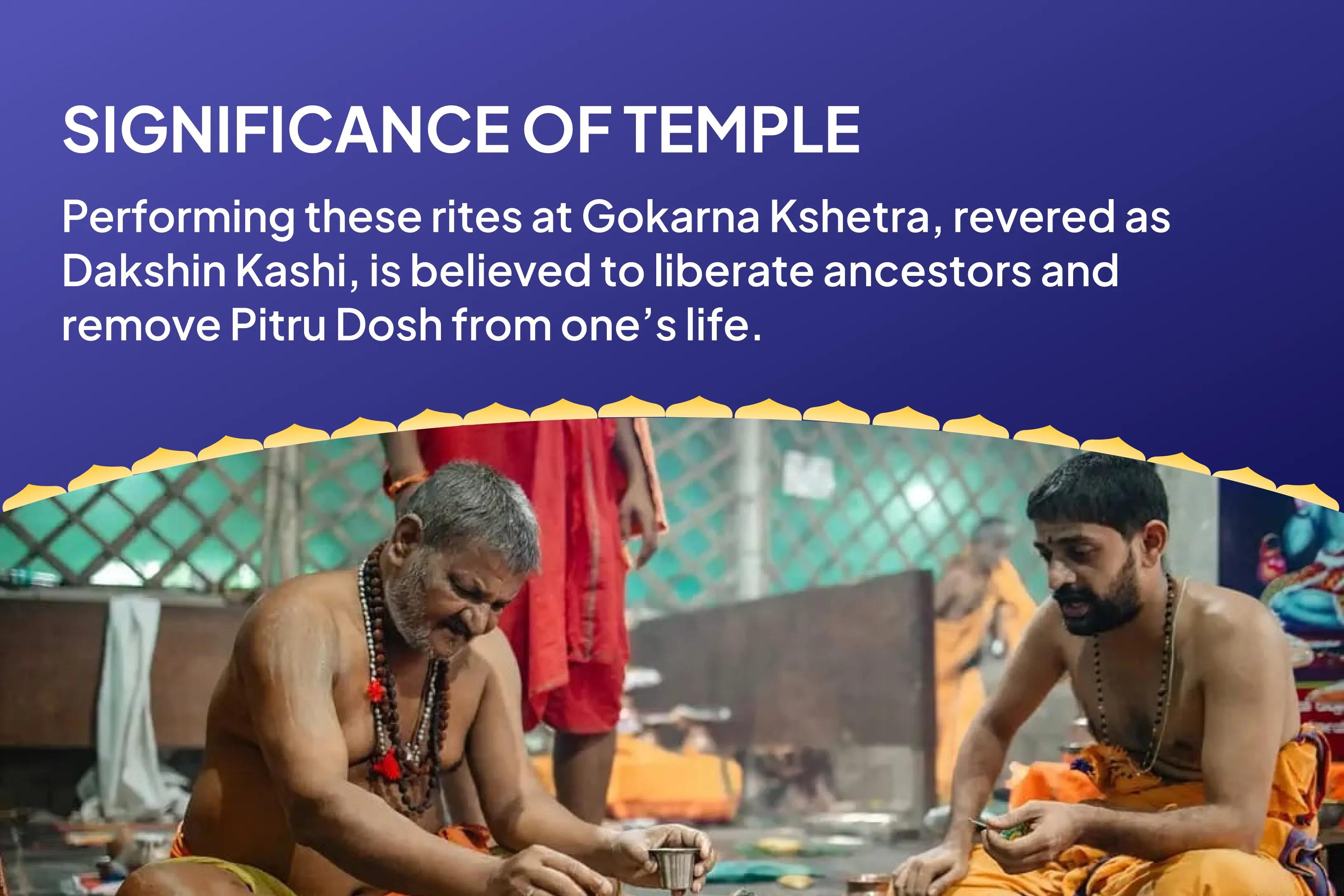 Dakshin Kashi Gokarna Tirth Kshetra Purnima Special Narayan Bali, Pitru Dosh Shanti Puja, Tripindi Shradh and Tila Homa To Relieve Ancestral Curse and Bring peace for departed souls 