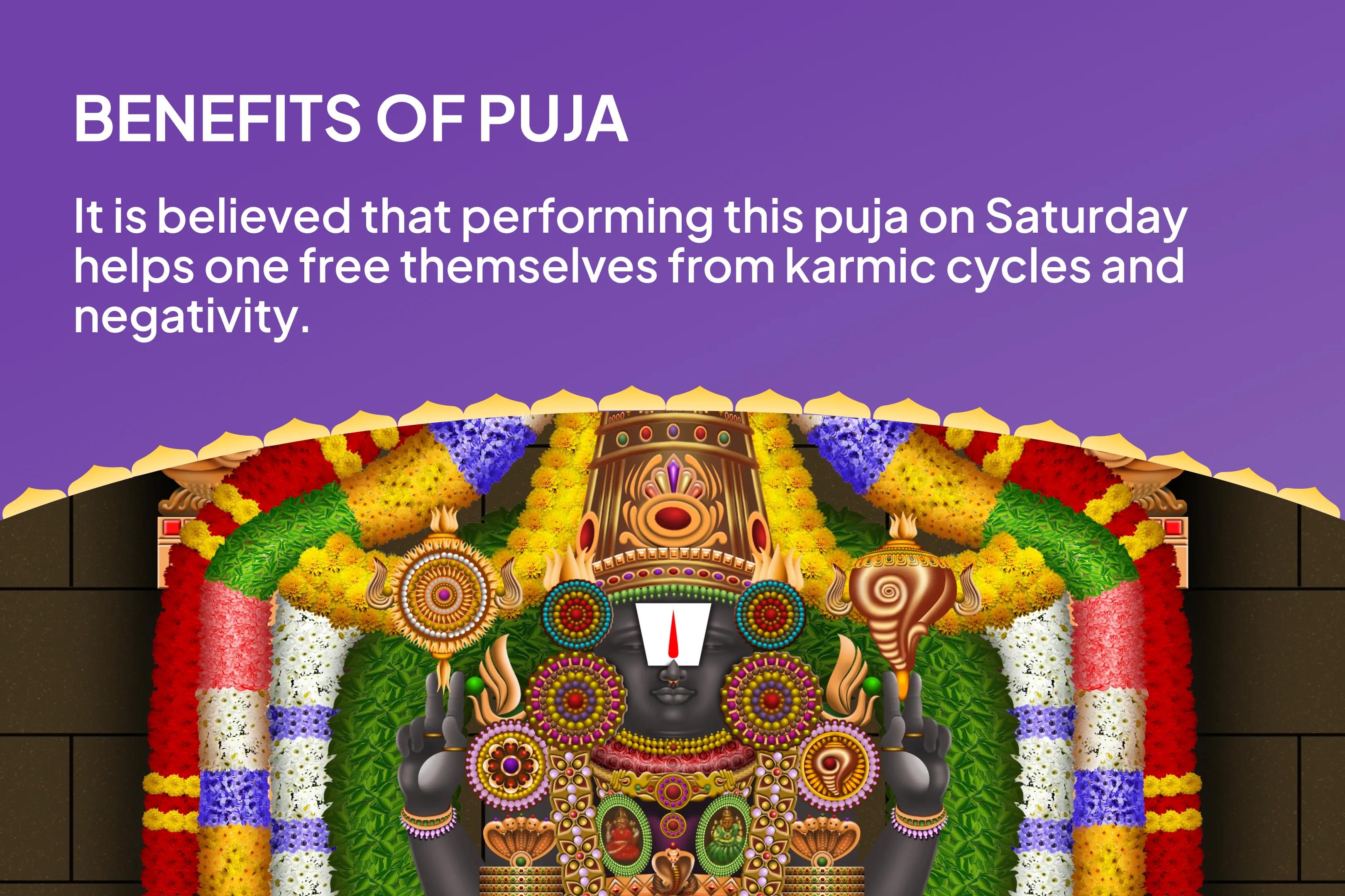 Venkateshwara Balaji Kshetra Saturday Special Ekvimshati Kalash Abhishekam and Venkateshwara Vaibhav Homam To Free yourself from karmic cycles and negativity