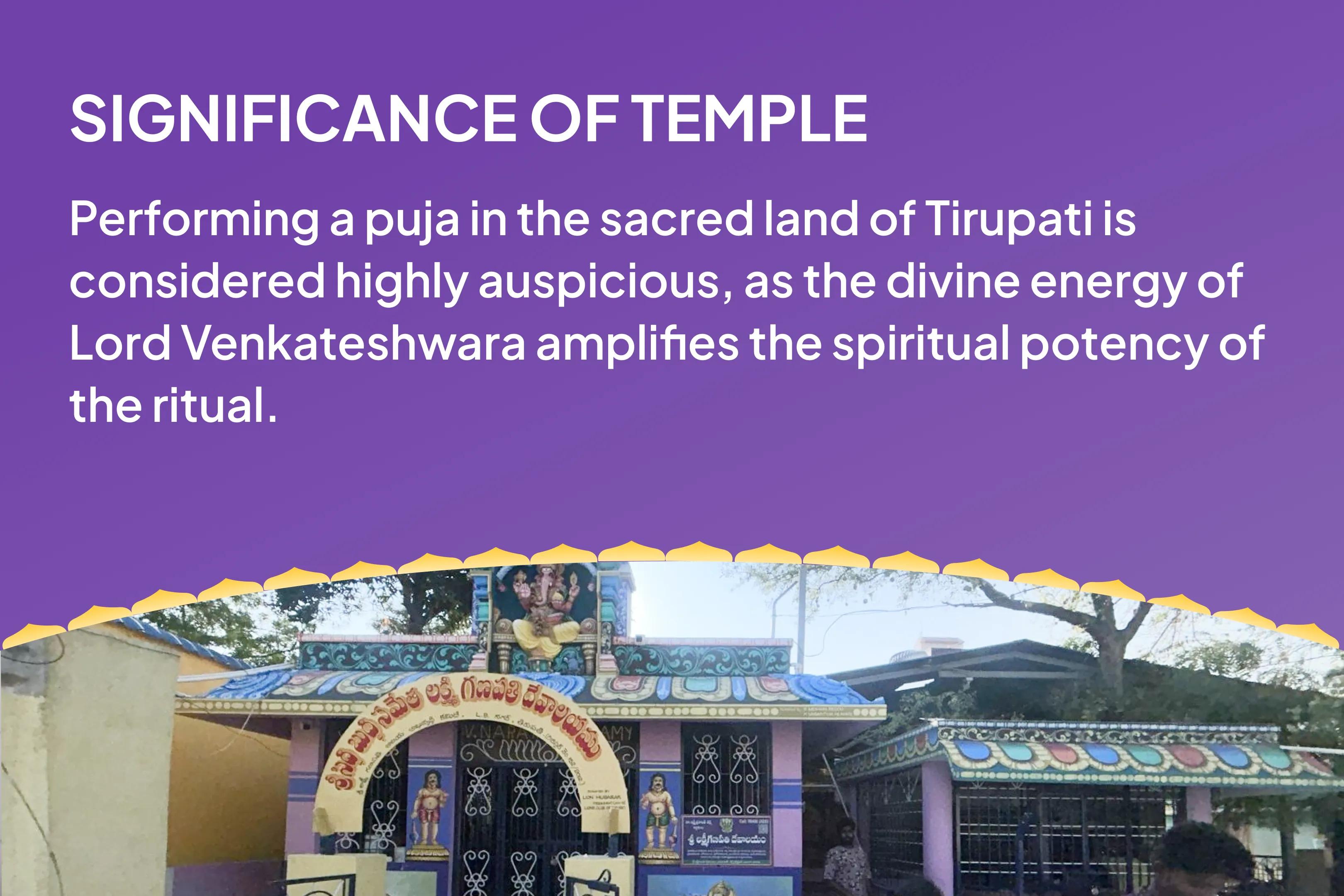 Venkateshwara Balaji Kshetra Saturday Special Ekvimshati Kalash Abhishekam and Venkateshwara Vaibhav Homam To Free yourself from karmic cycles and negativity