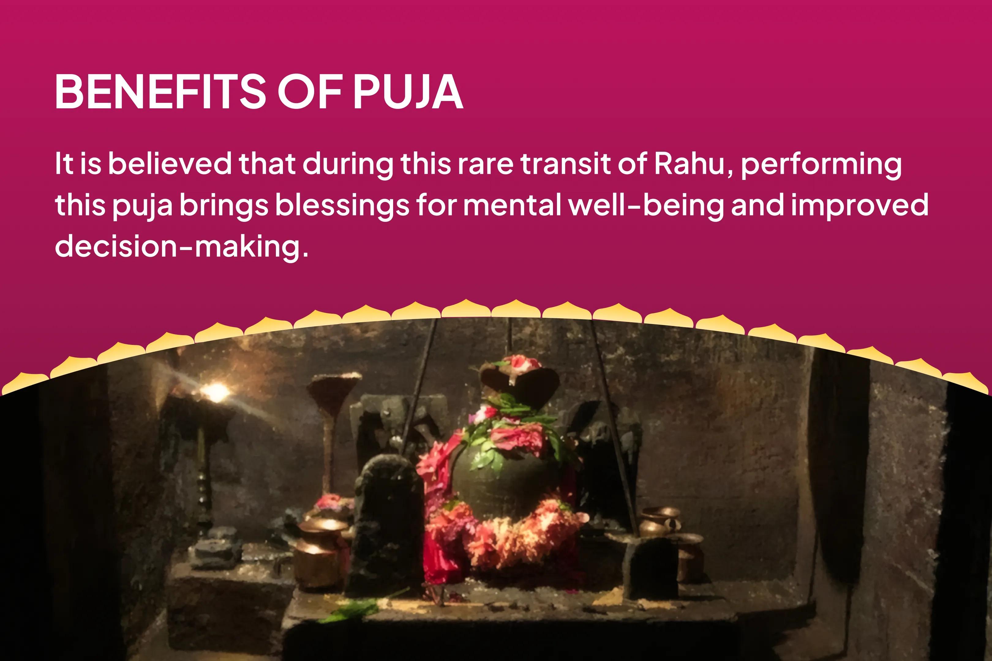Rahu Transit Rahu Paithani Special 18,000 Rahu Mool Mantra Jaap and Dashansh Havan  For Blessing of Mental Well-Being and Improved Judgement
