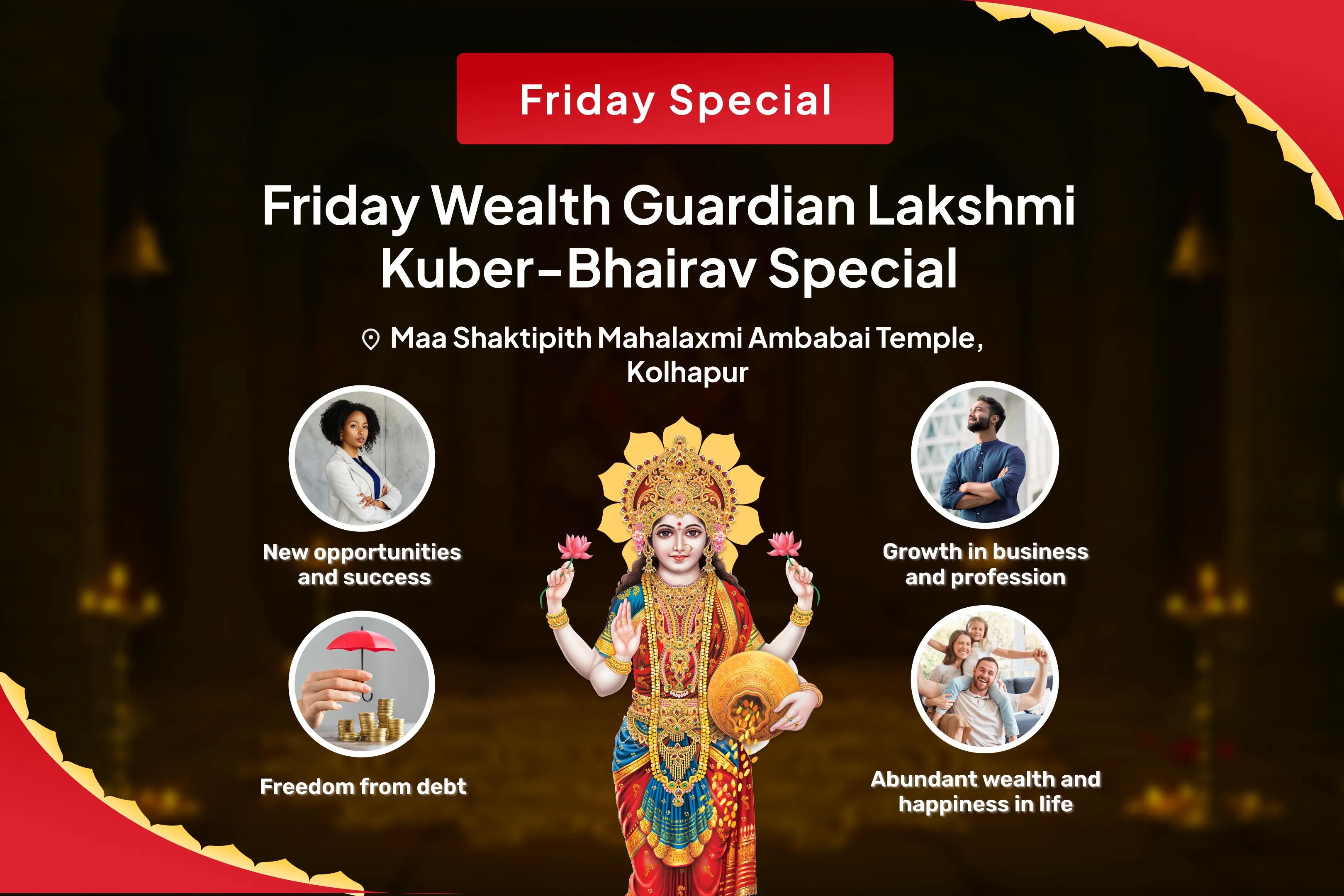 Friday Shaktipeeth Wealth & Prosperity Special 11,000 Mahalakshmi Mantra Jaap, Vaibhav Lakshmi Puja and Dhan Samriddhi Havan to get Blessings for Abundance of Wealth and Bliss in Life