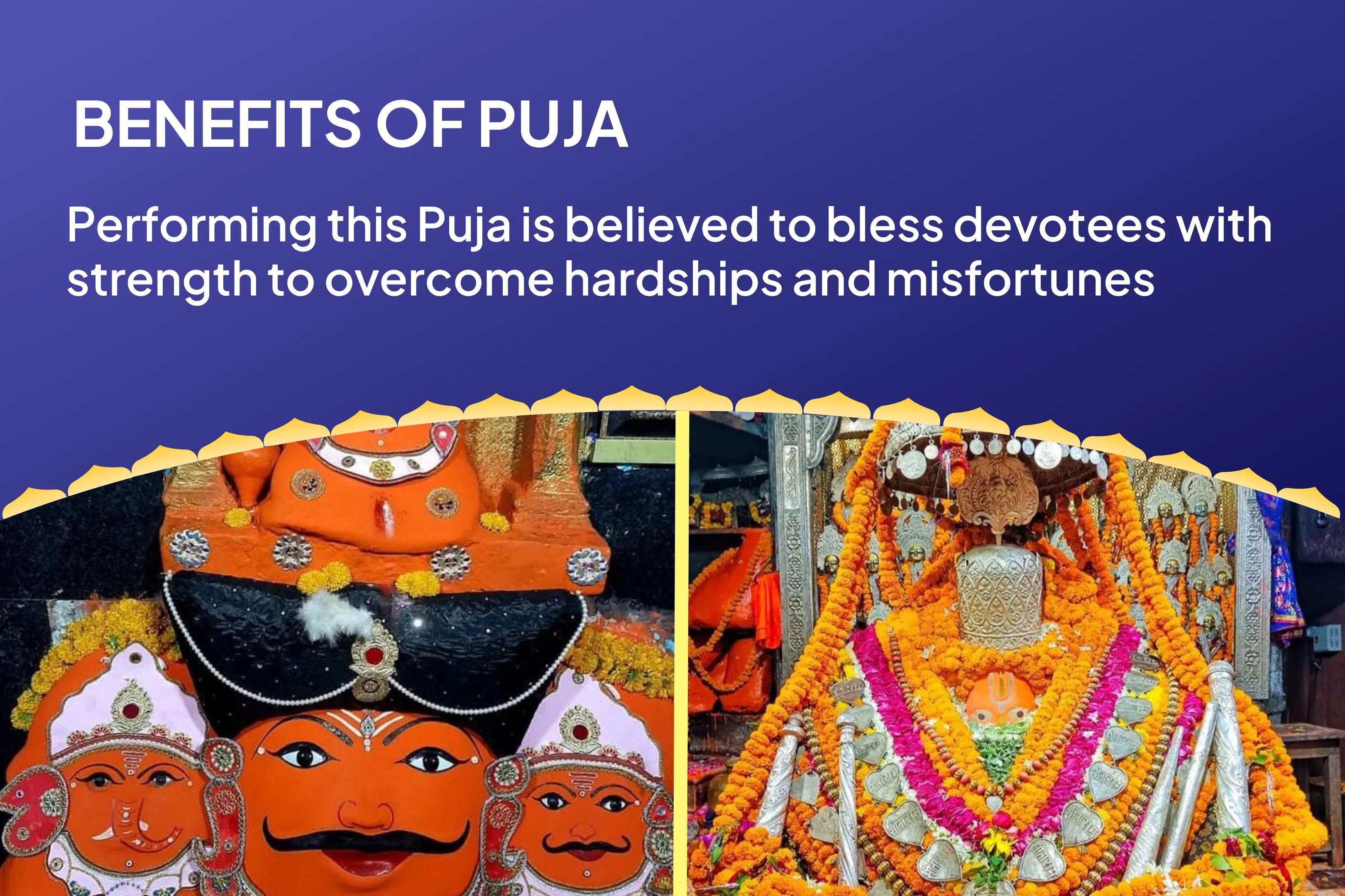 Saturday Shani-Hanuman Ayodhya-Shingnapur Combo Hanuman Garhi Sankat Mochan Puja and Shingnapur Shani Til Tel Abhishek For Courage and Fearlessness to Overcome Challenges