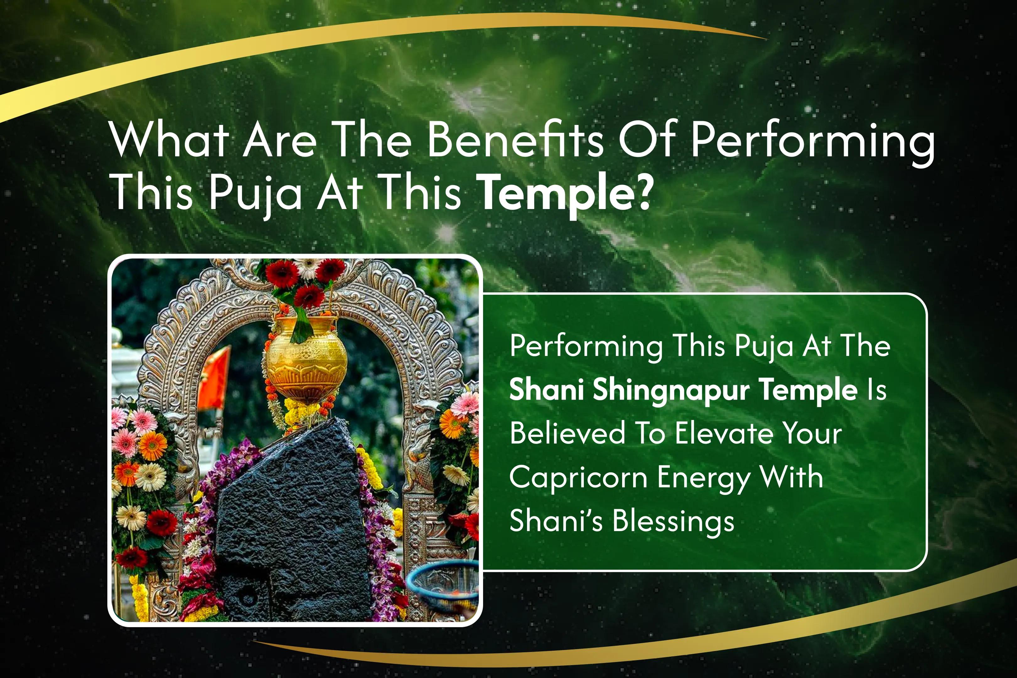 Shani Power Up for Capricorn Strengthening Capricorn Shani Puja for Attaining Resilience and Discipline Elevate your Capricorn Energy with Shani's Blessings