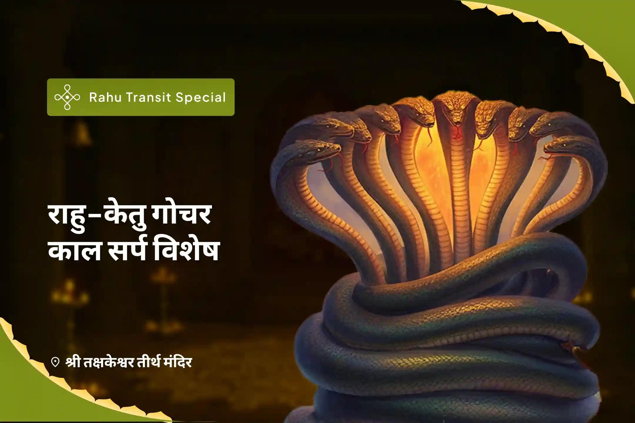 निडरता और मानसिक स्थिरता प्राप्त करने के लिए राहु-केतु गोचर काल सर्प विशेष काल सर्प दोष शांति पूजा एवं शिव रुद्राभिषेक