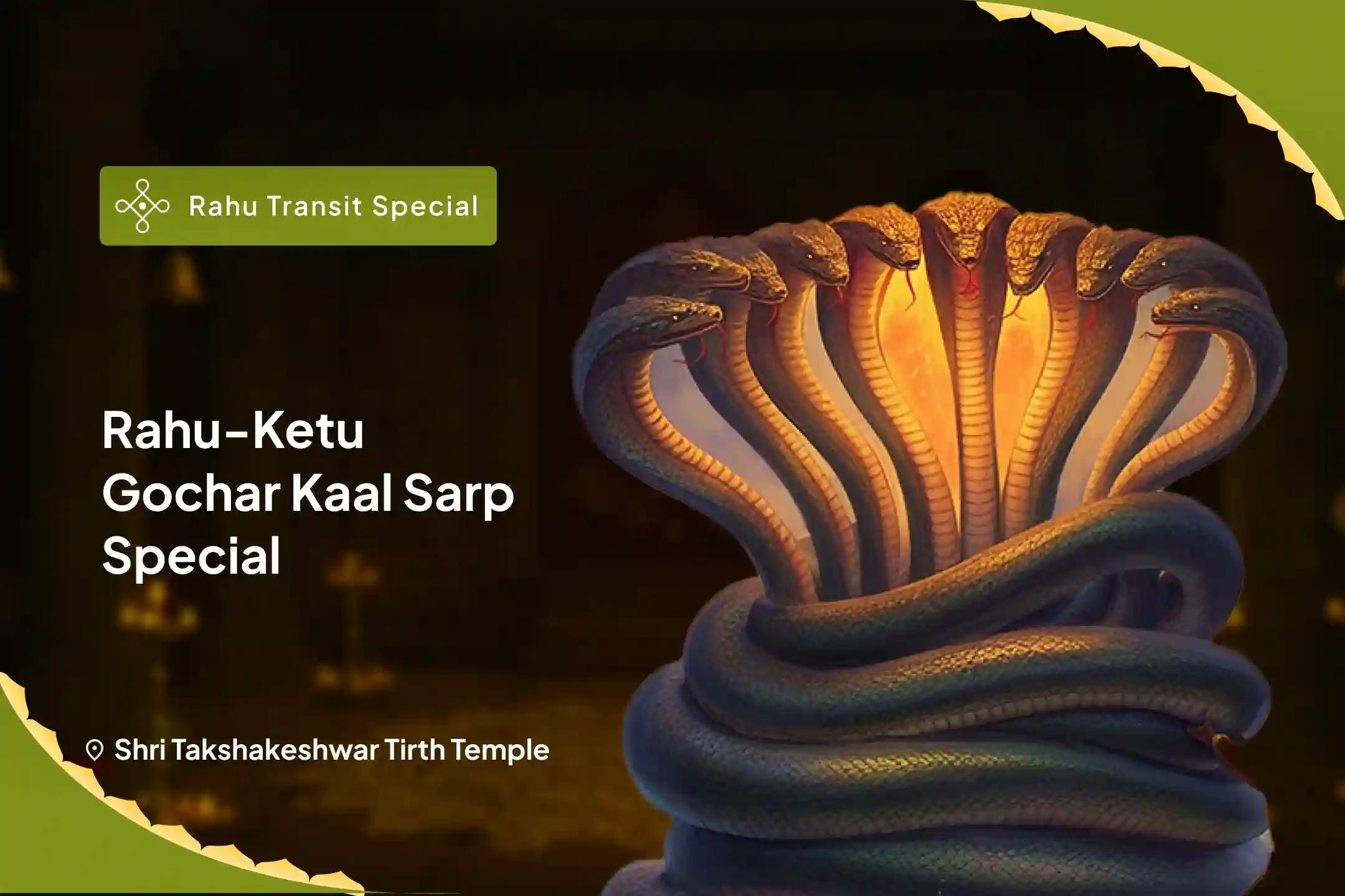 Rahu-Ketu Gochar Kaal Sarp Special Kaal Sarp Dosh Shanti Puja and Shiv Rudrabhishek for Fearlessness and Achieving Mental Stability