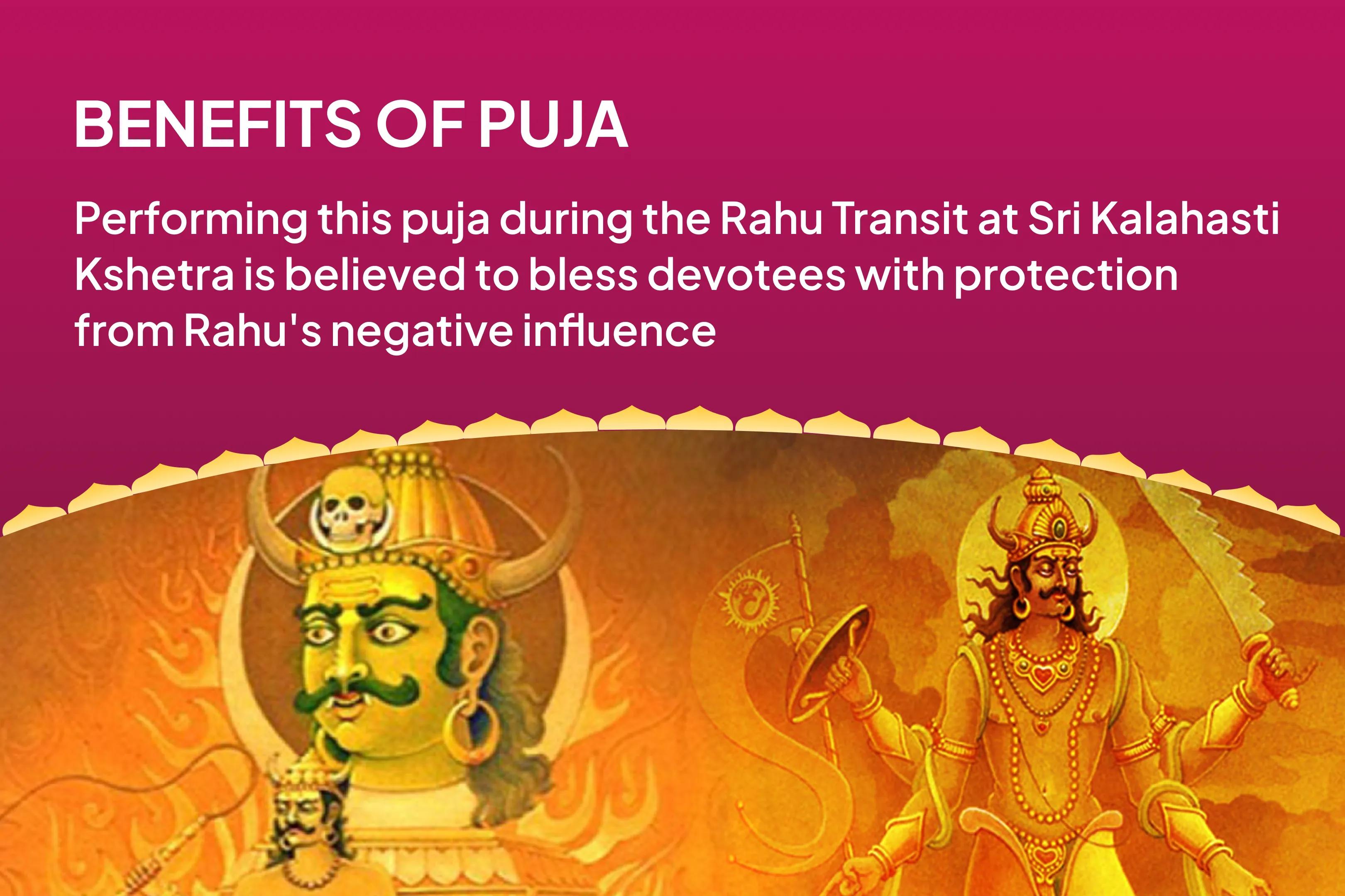 Sri Kalahasti Kshetra Rahu Transit Special Rahu Ketu Puja and Sarp Dosha Puja to Shield yourself from Rahu's Negative Influence