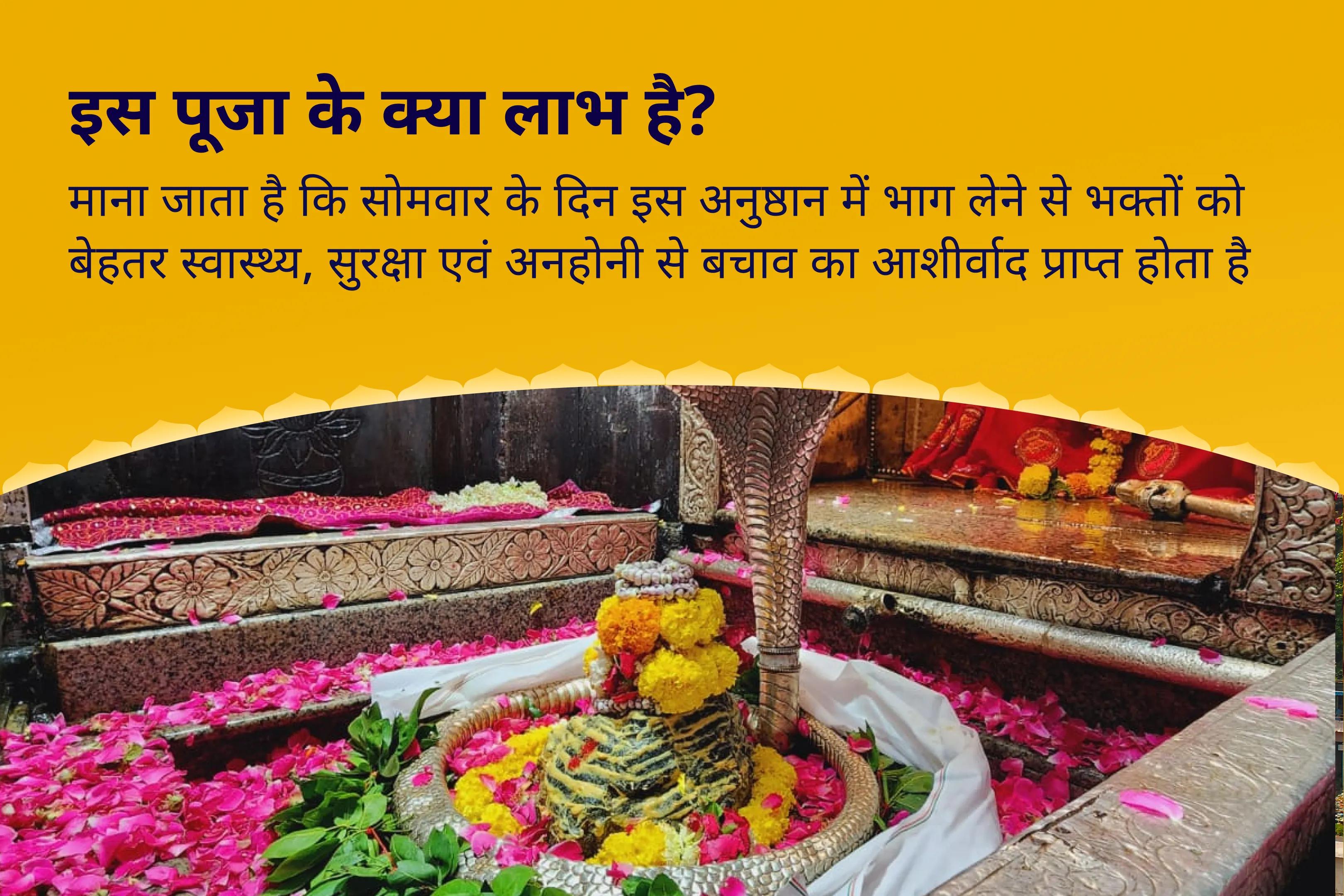 बेहतर स्वास्थ्य, सुरक्षा एवं अनहोनी से बचाव के लिए सोमवार 'आरोग्य के देवता' ज्योतिर्लिंग विशेष 11,000 महामृत्युंजय मंत्र जाप एवं आरोग्य मूर्ति धन्वंतरि शक्ति हवन
