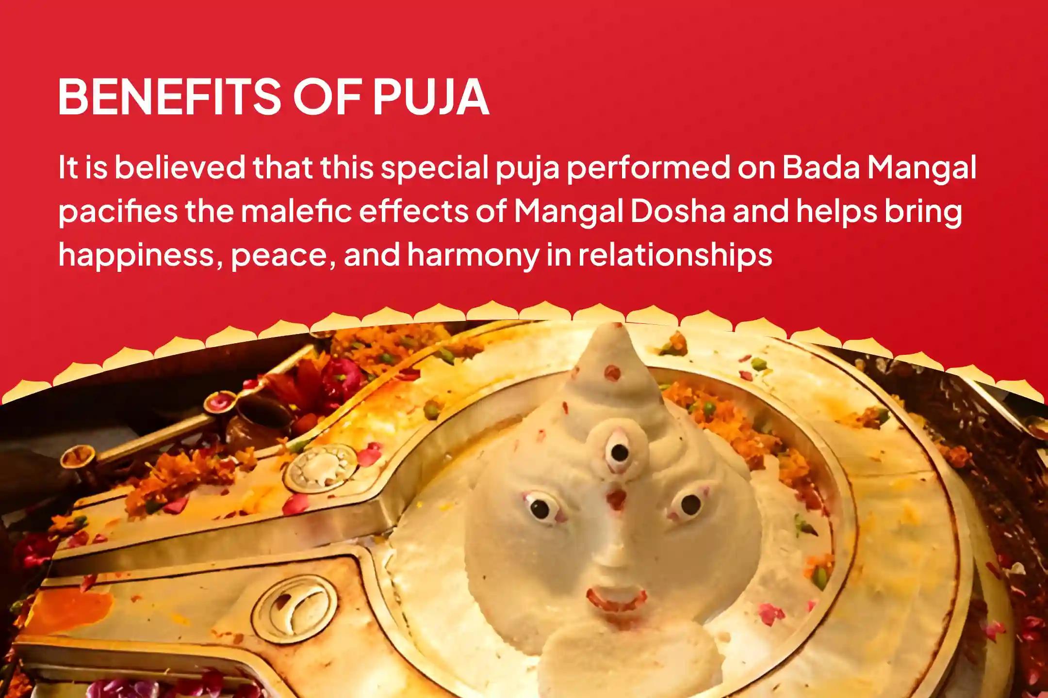 Bada Mangal Manglik Dosha Shanti Special Manglik Dosha Shanti Puja, Peepal Tree Puja and Mangal Daan Kunjika for Overcoming Conflicts and Relationship Bliss