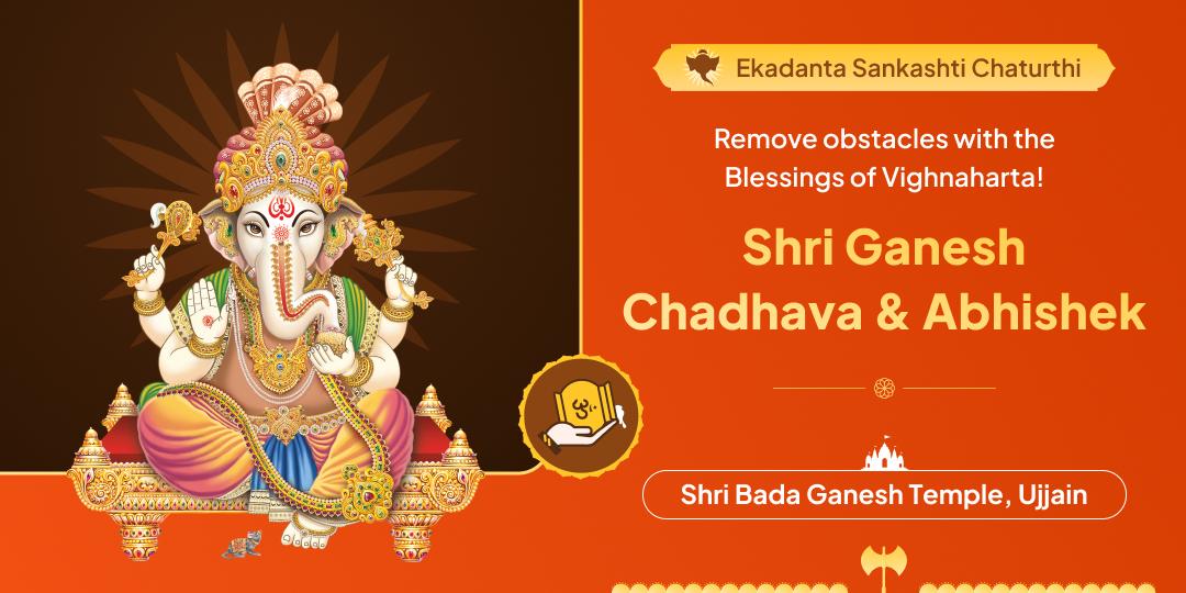 On Ekadanta Sankasthi Chaturthi, offer chadhava and receive divine blessings of wisdom, prosperity, and success!