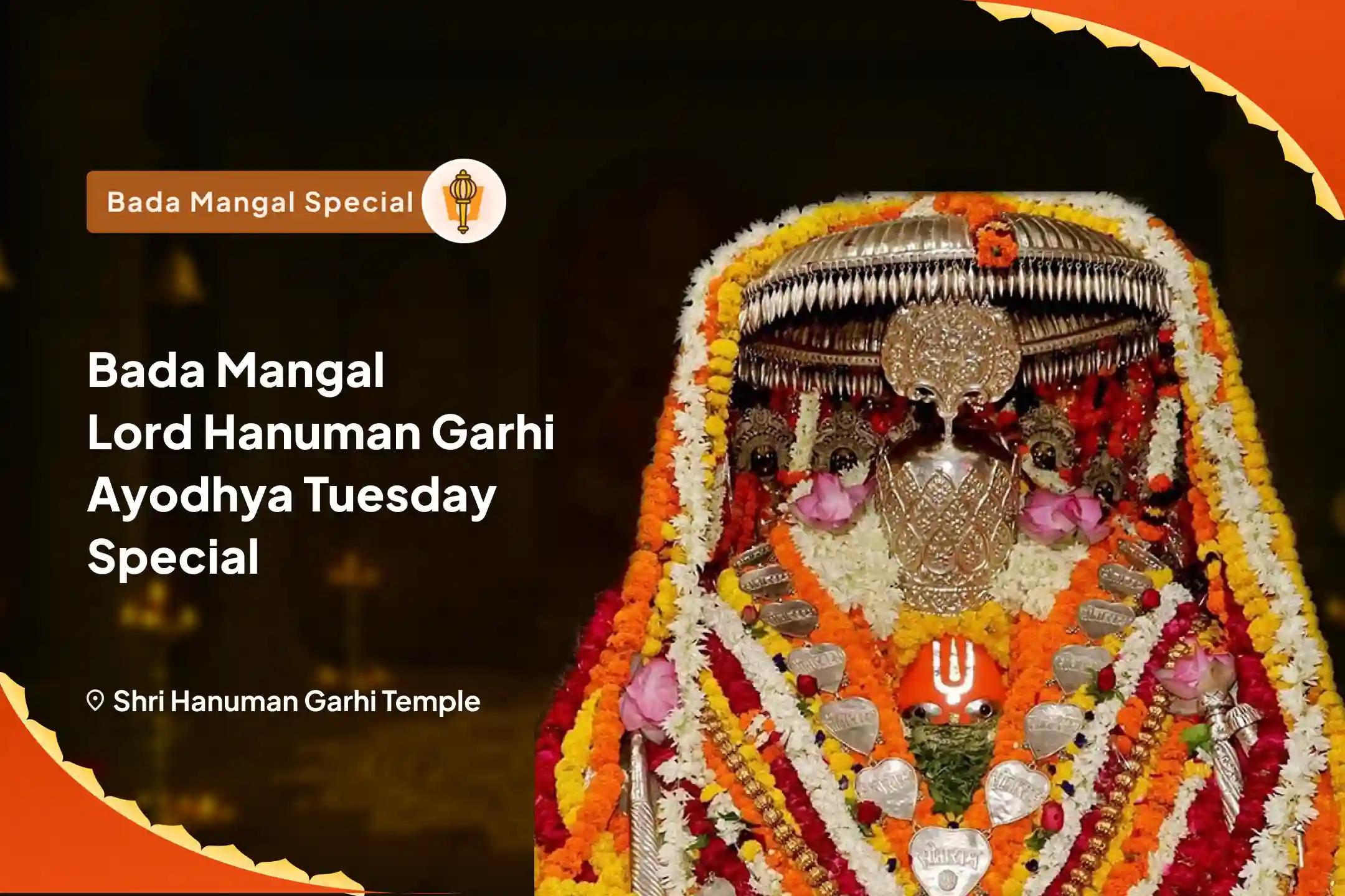 Bada Mangal Lord Hanuman Garhi Ayodhya Tuesday Special 11,000 Hanuman Mool Mantra Jaap, Sindoor Abhishek and Yagya for Unshakable Strength and Unstoppable Protection